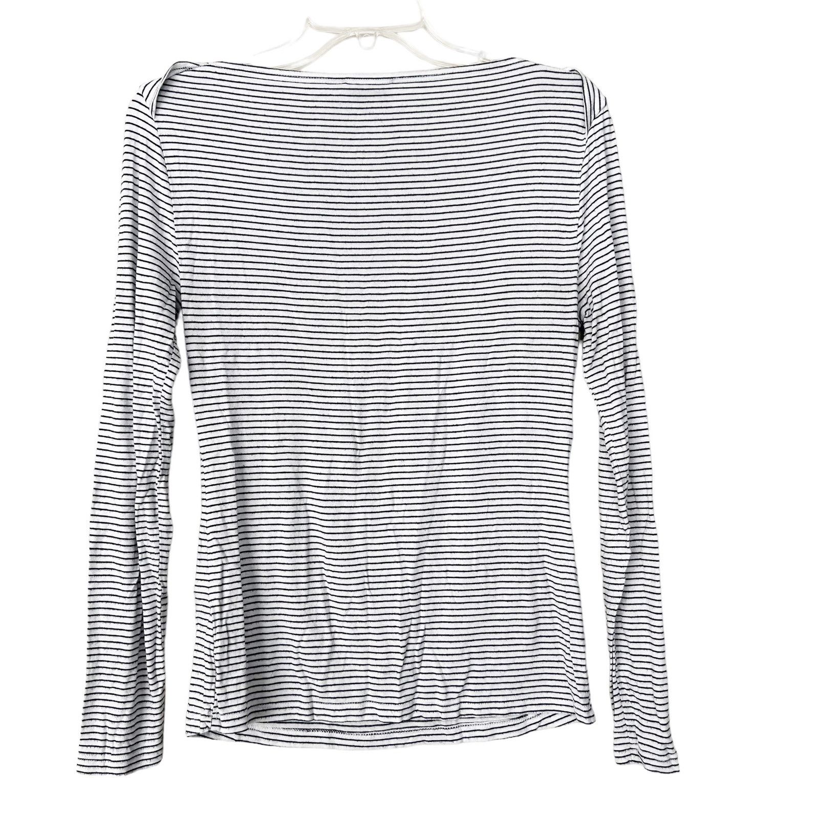 Frame Frame Blanc Navy Striped Long Sleeve Shirt Sz S Size S / US 4 / IT 40 - 5 Thumbnail