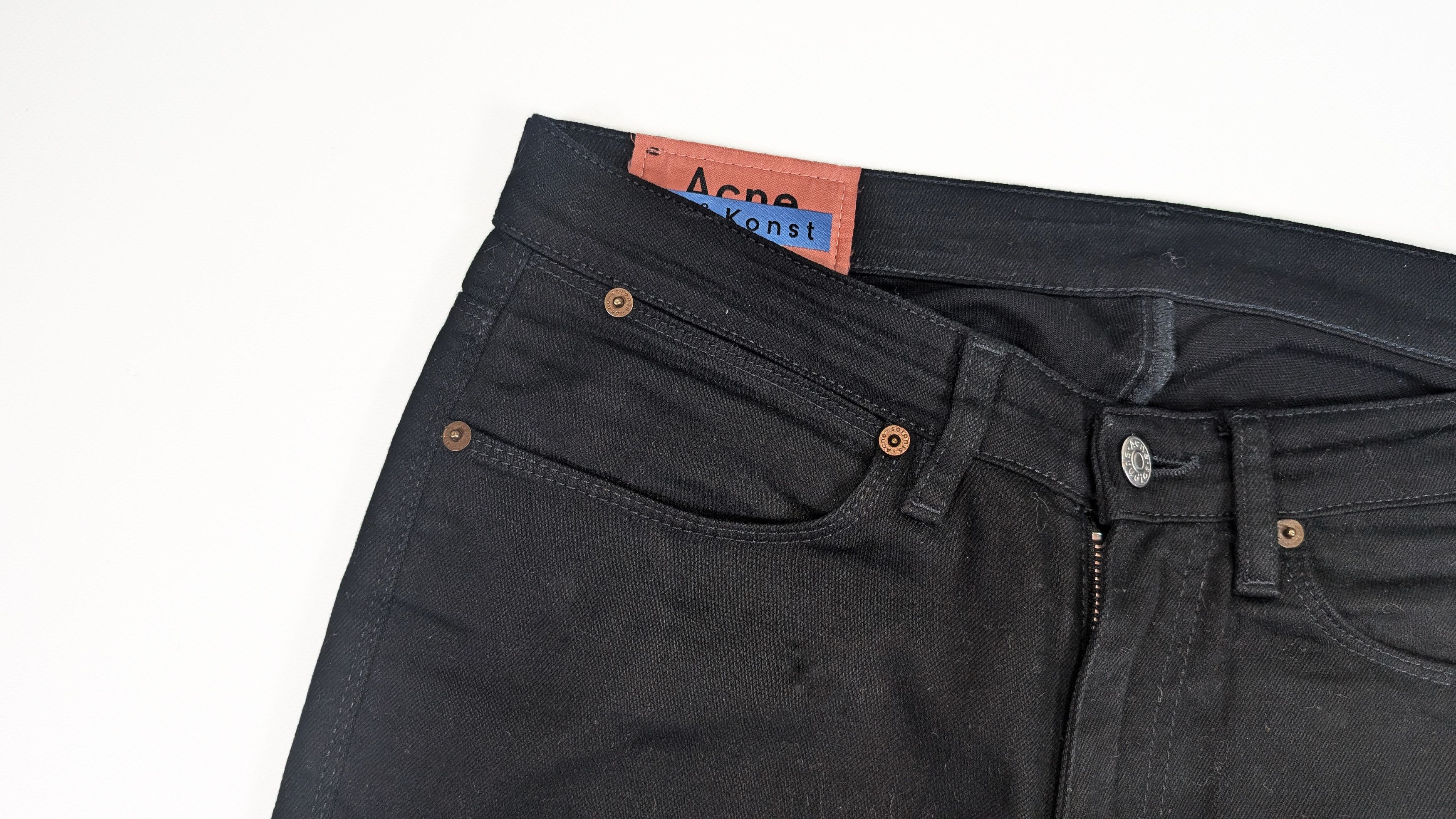 Acne Studios Acne Studios Bla Konst Max Stay Black Jeans Denim Size US 31 - 3 Thumbnail
