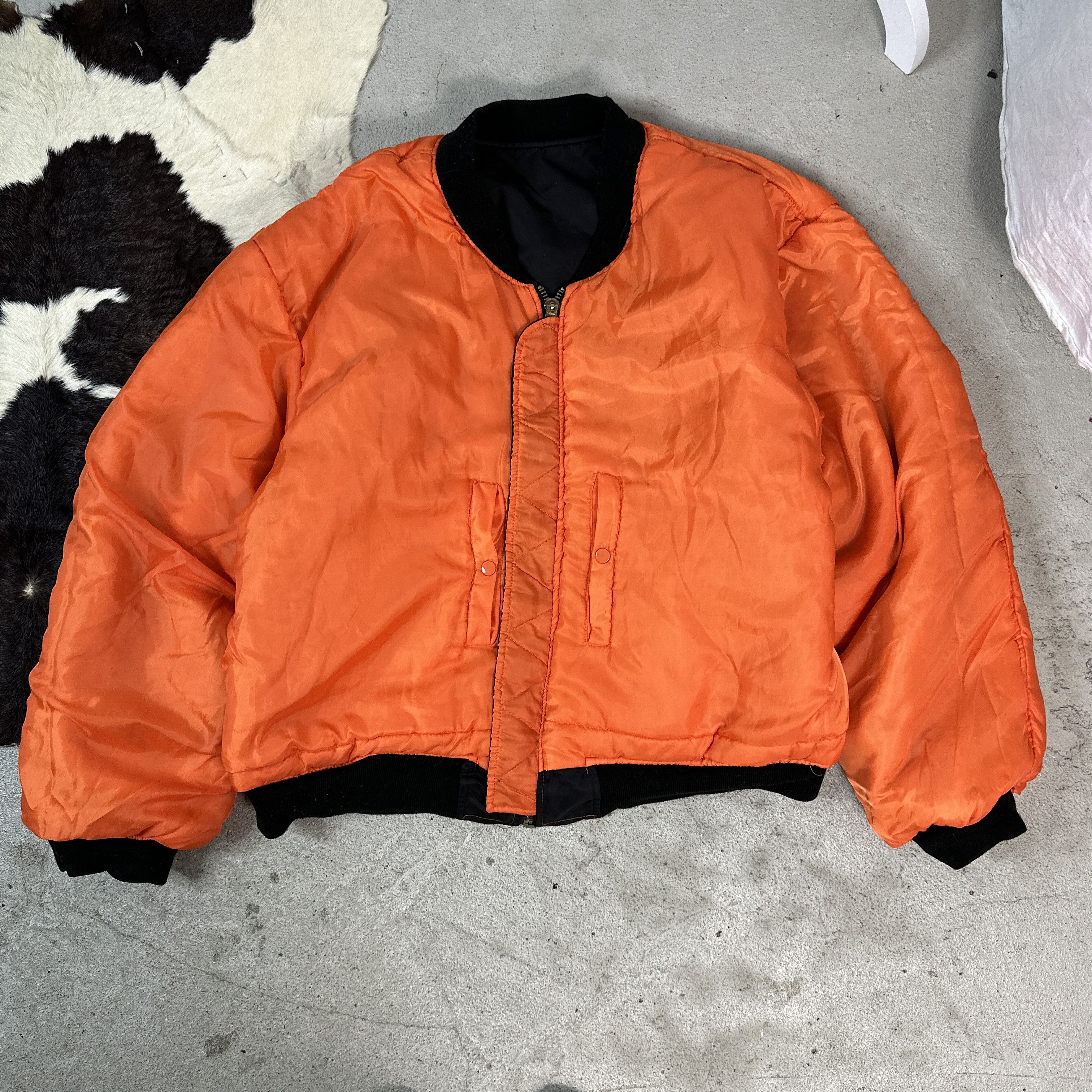 Vintage Vintage MA-1 Bomber Jacket Size US XL / EU 56 / 4 - 5 Thumbnail