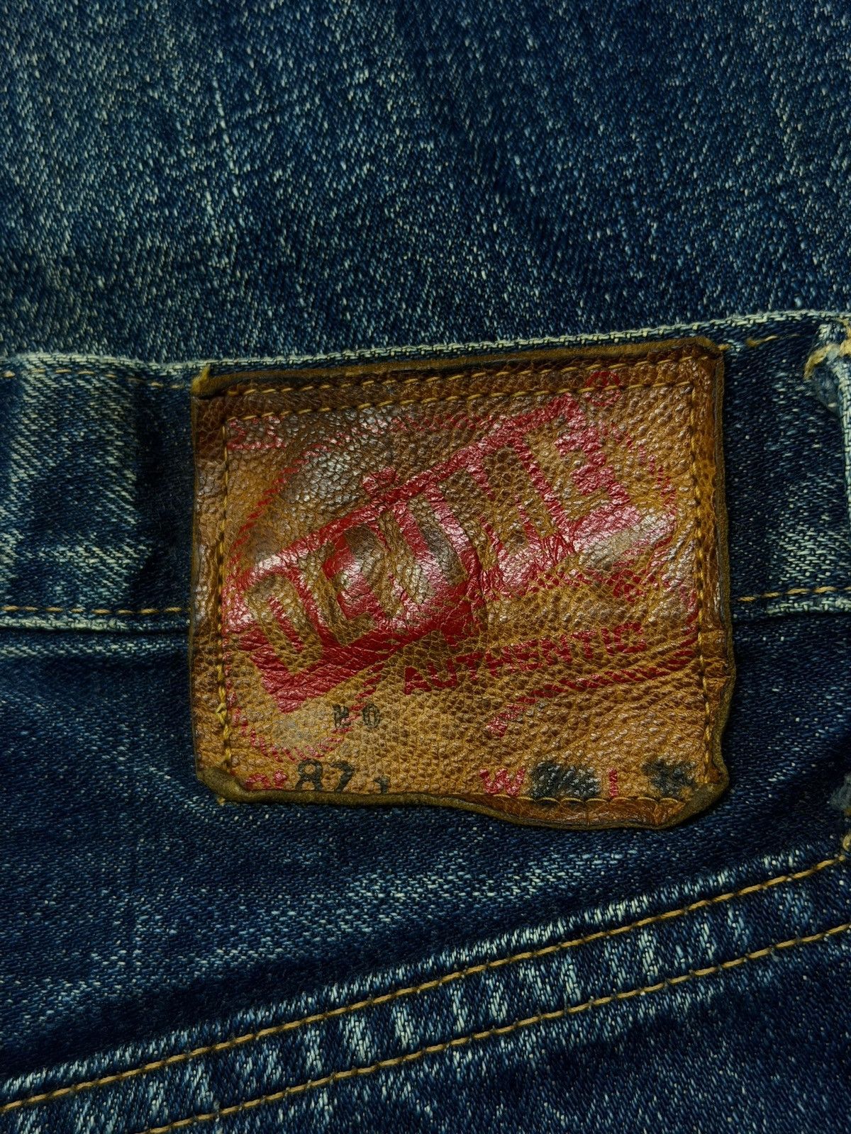 Denime Vintage 90s DENIME Lot 87 Selvedge Denim Jeans Japan | W29 Size US 29 - 14 Thumbnail