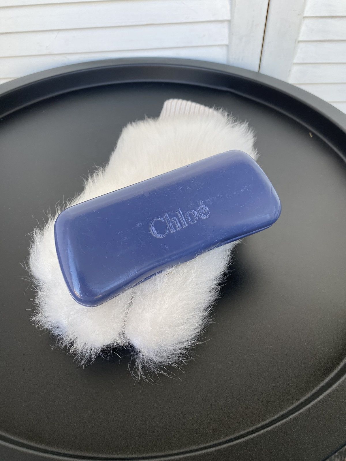 Chloe × Vintage Vintage Chloe Case From Sunglasses Blue Y2K Size ONE SIZE - 1 Thumbnail