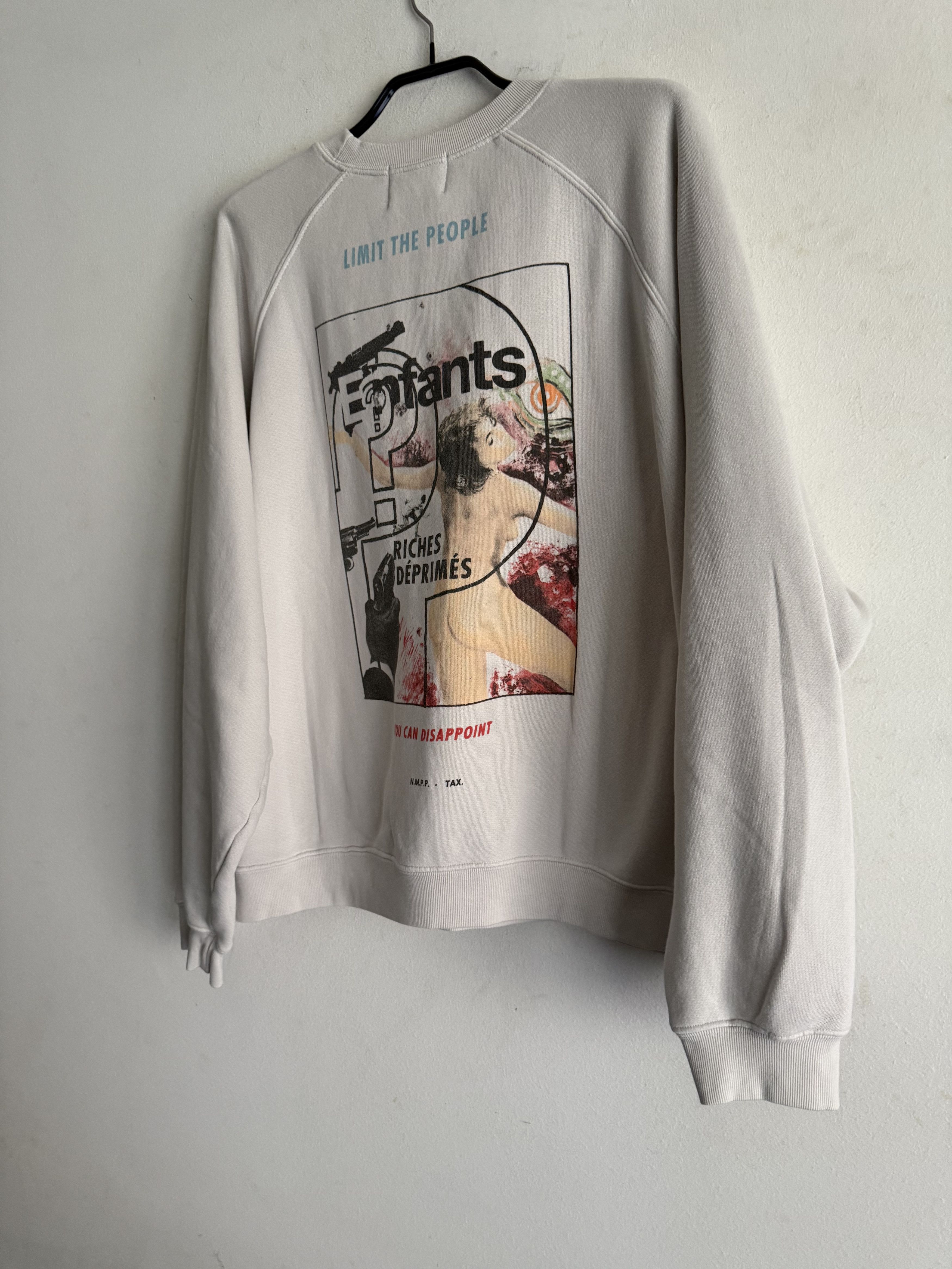 Enfants Riches Deprimes Thrilling Raglan Sweatshirt Size US XL / EU 56 / 4 - 4 Thumbnail