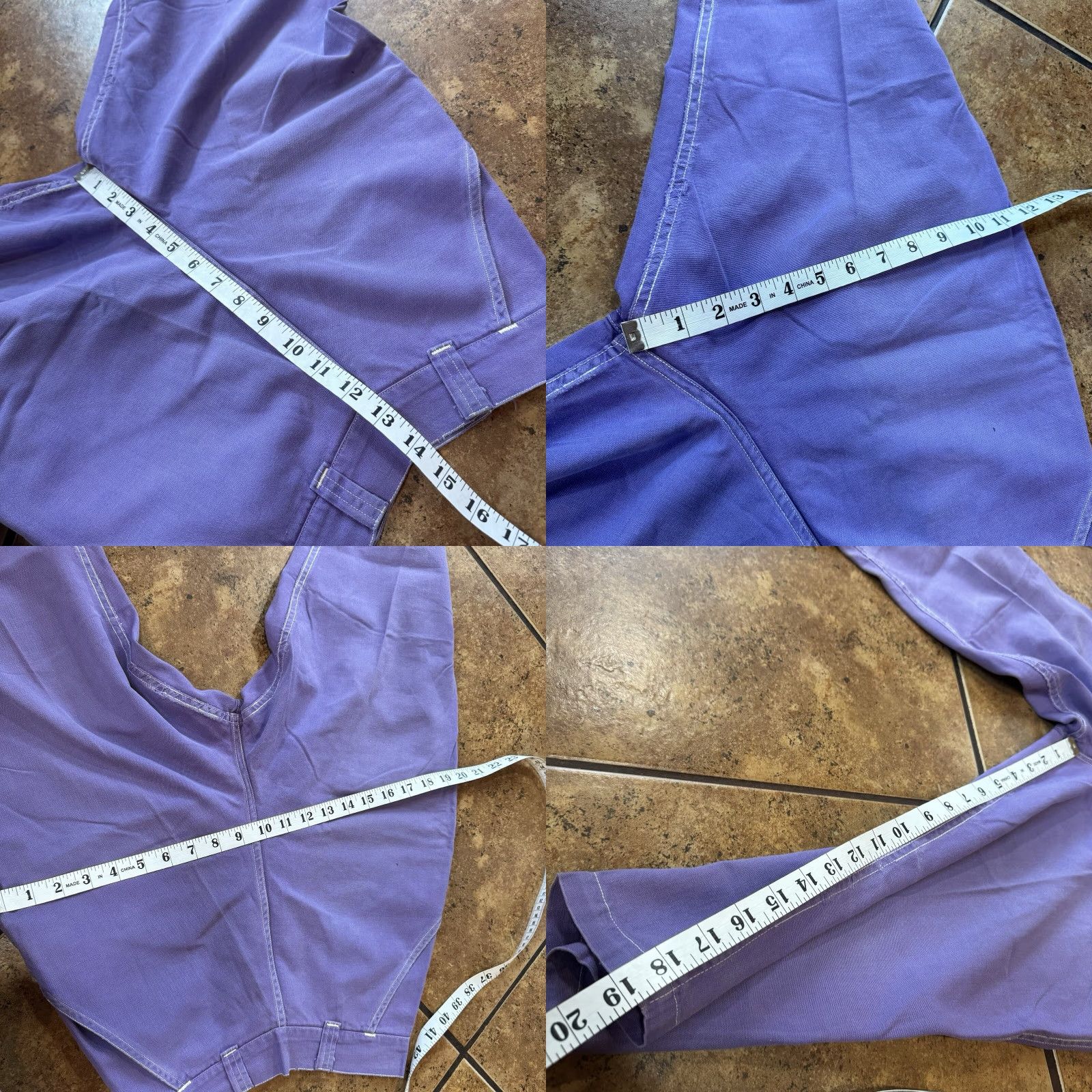 Denime Ranch Maid Denim 1950s Side ZIP Pants Women’s 24x19 Clam Digger 26 in. Regular Inseam 22” Vintage Mens/ Womens? Size 26" / US 2 / IT 38 - 8 Thumbnail