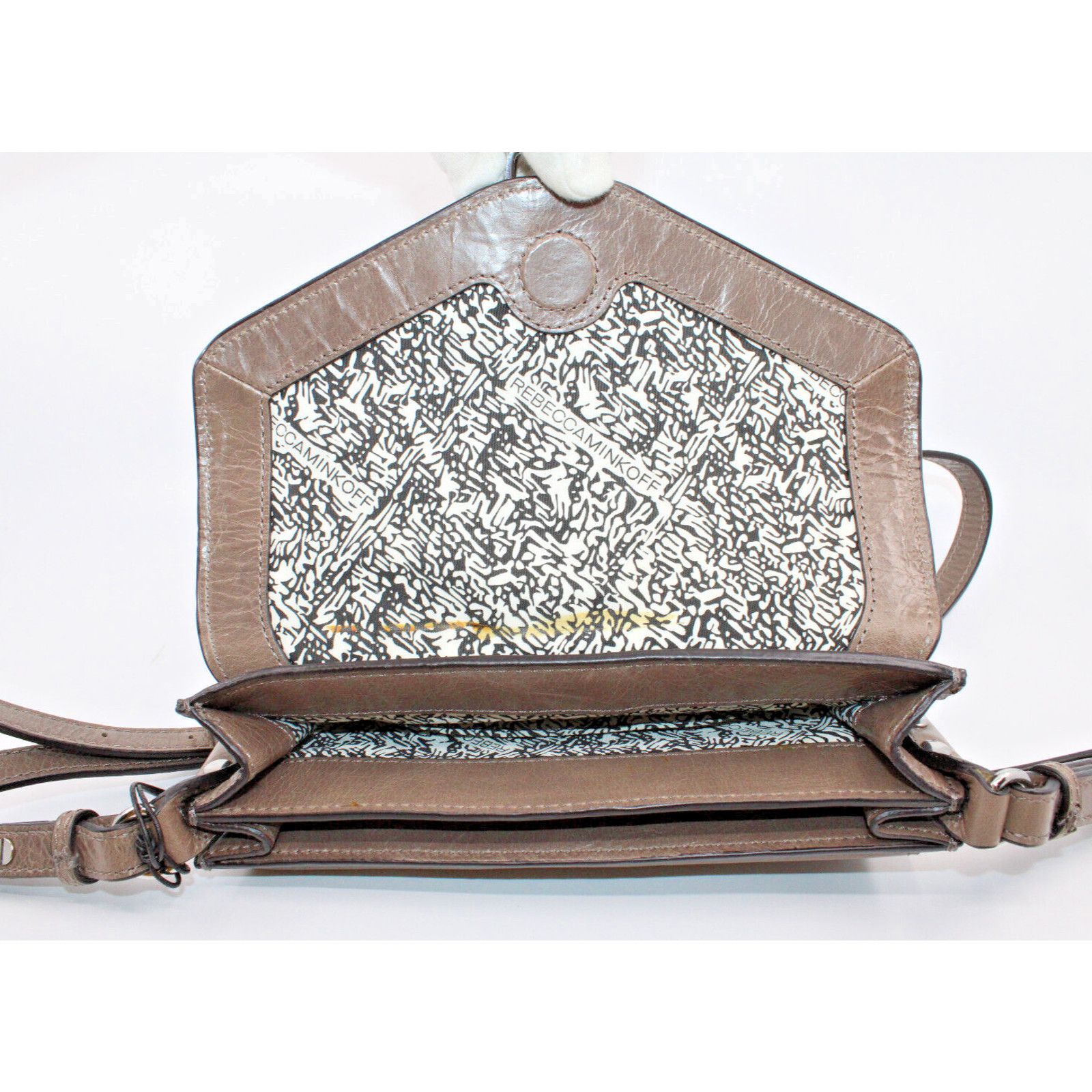 Rebecca Minkoff New REBECCA MINKOFF Hudson Motto Crossbody Handbag Bag $198 Size ONE SIZE - 4 Thumbnail