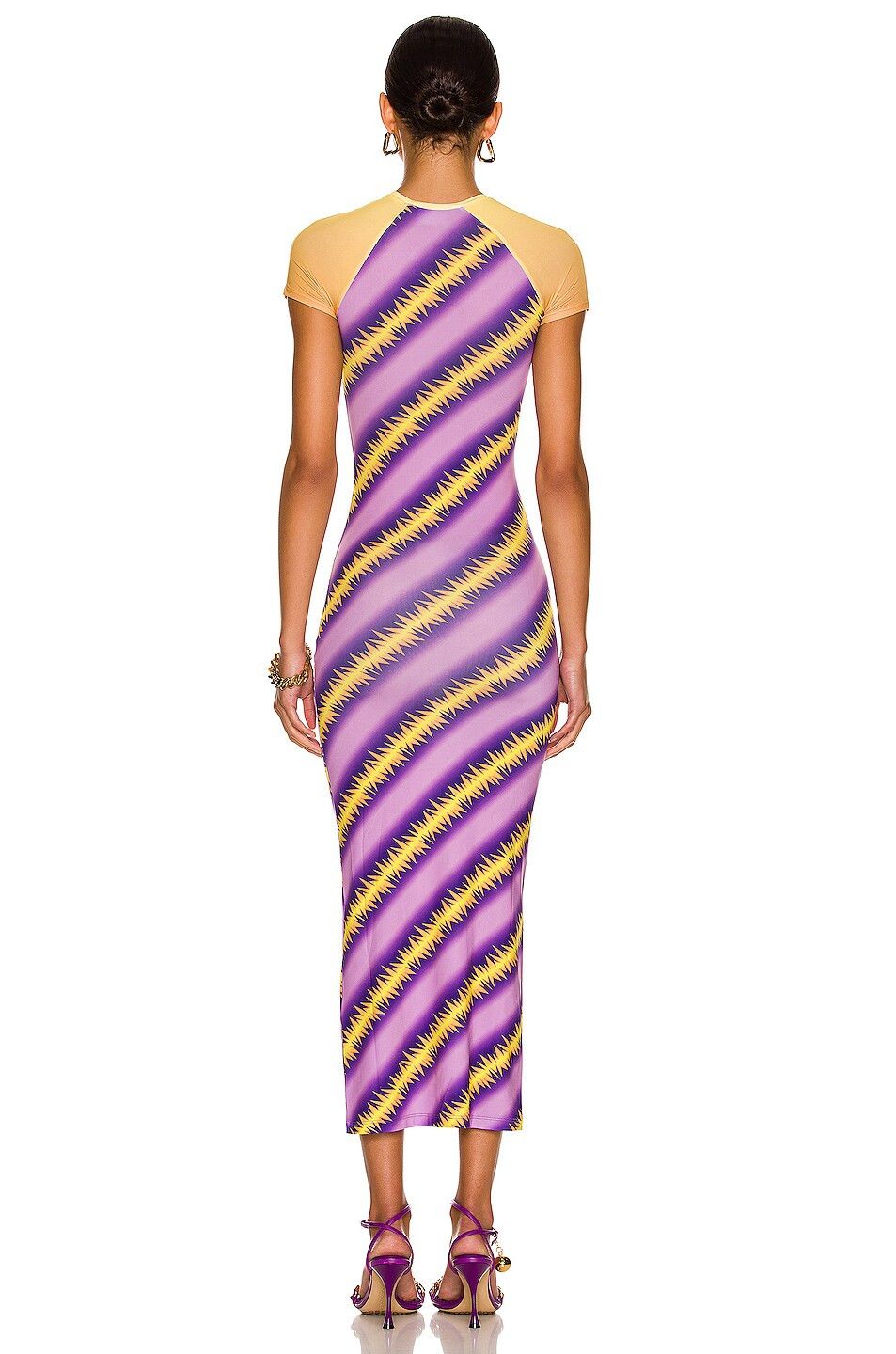 Maisie Wilen o1mle0425 Slinky Dress in Multicolor Size M / US 6-8 / IT 42-44 - 3 Thumbnail