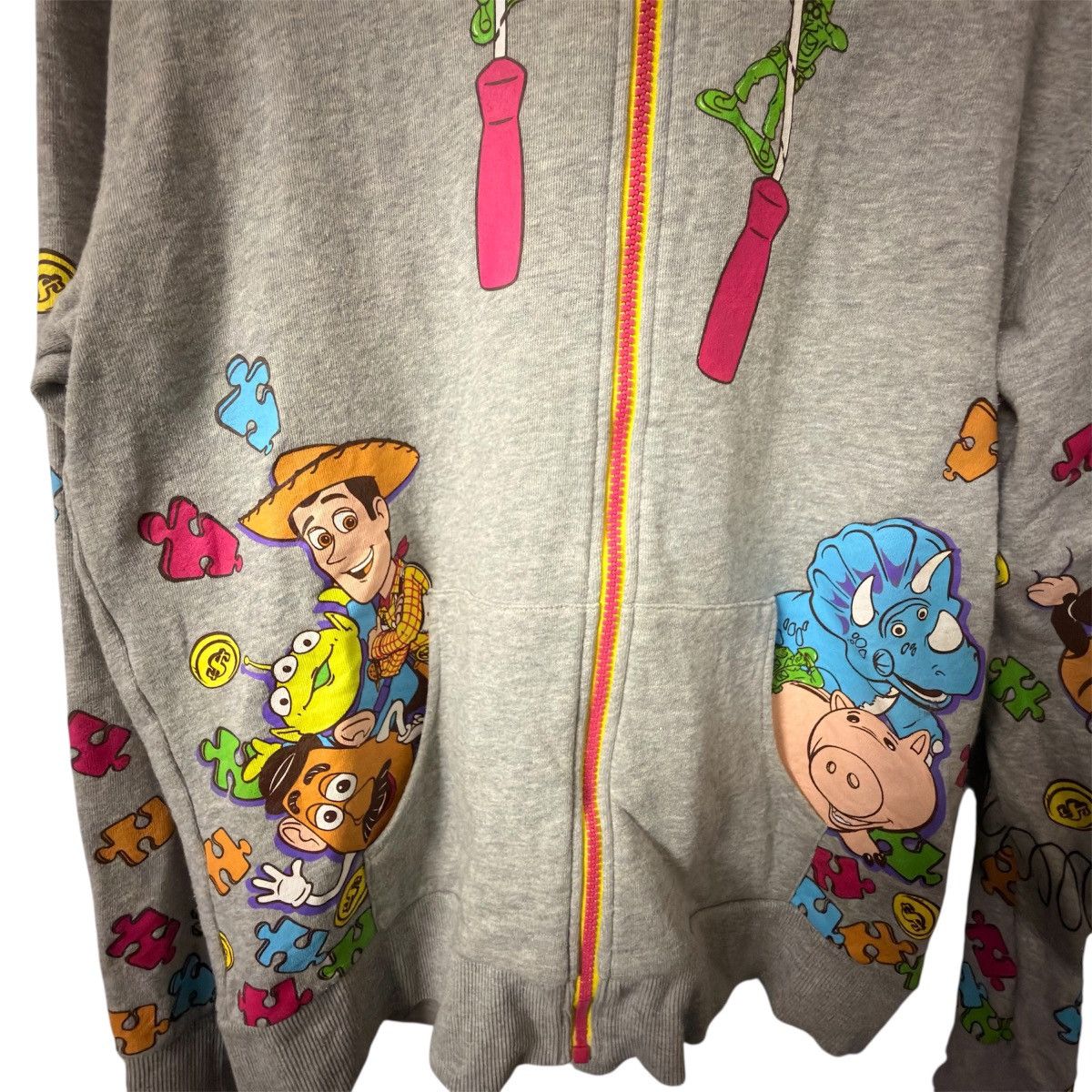 Disney VERY RARE VINTAGE HOODIE TOY STORY MOVIE ALL OVER PRINTED Size US L / EU 52-54 / 3 - 3 Thumbnail