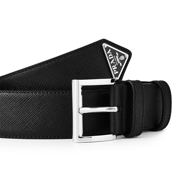 Prada Triangle Logo Belt Size 36 - 3 Thumbnail