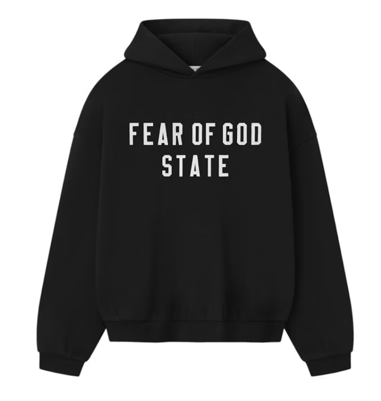 Fear of God Fear of God Essentials 90's Fleece Hoodie Black S Size US S / EU 44-46 / 1 - 1 Thumbnail