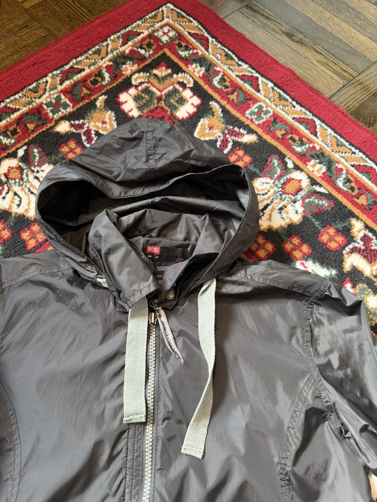 Diesel Y2K Diesel Distressed Full Zip Long Sleeve Windbreaker Size US XS / EU 42 / 0 - 14 Thumbnail