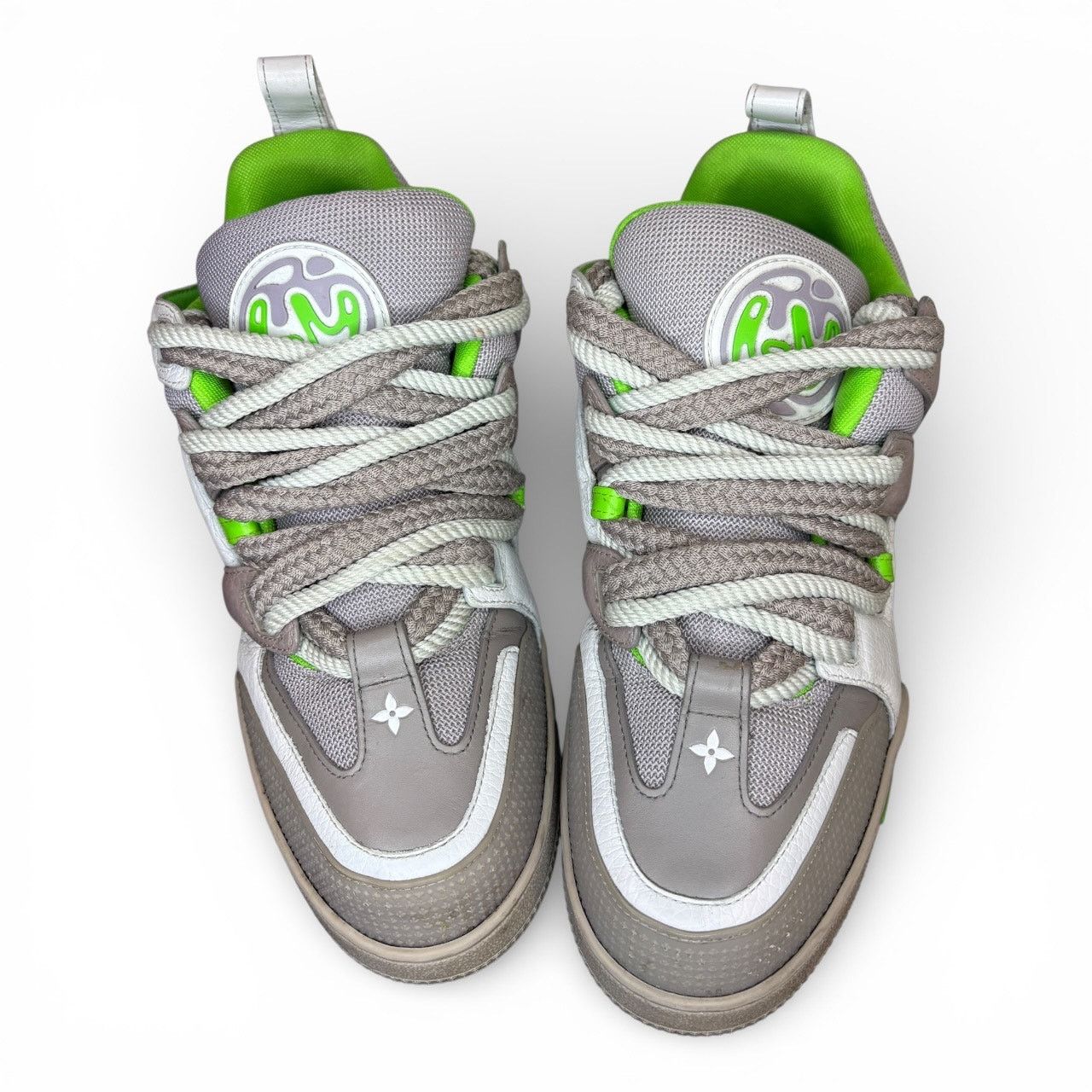 Louis Vuitton Louis Vuitton LV Skate Sneaker Grey Green | Size 7LV RUN BIG Size US 9 / EU 42 - 4 Thumbnail