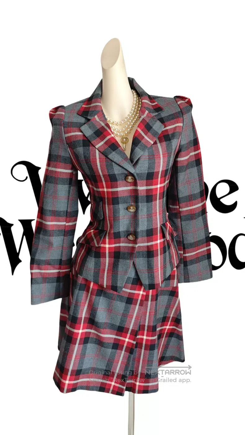 Vivienne Westwood Vivienne Westwood Tartan Suit Size M / US 6-8 / IT 42-44 - 4 Thumbnail