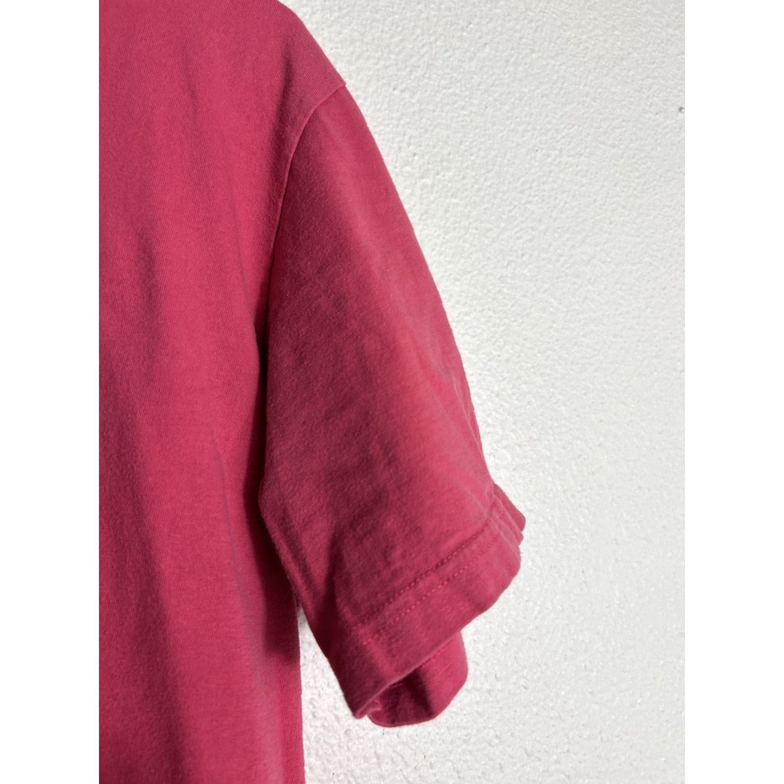 Pinko LRG Mens Large T Shirt Short Sleeve Pink Panda TVs Stained Lifted Research Group Size US L / EU 52-54 / 3 - 4 Thumbnail