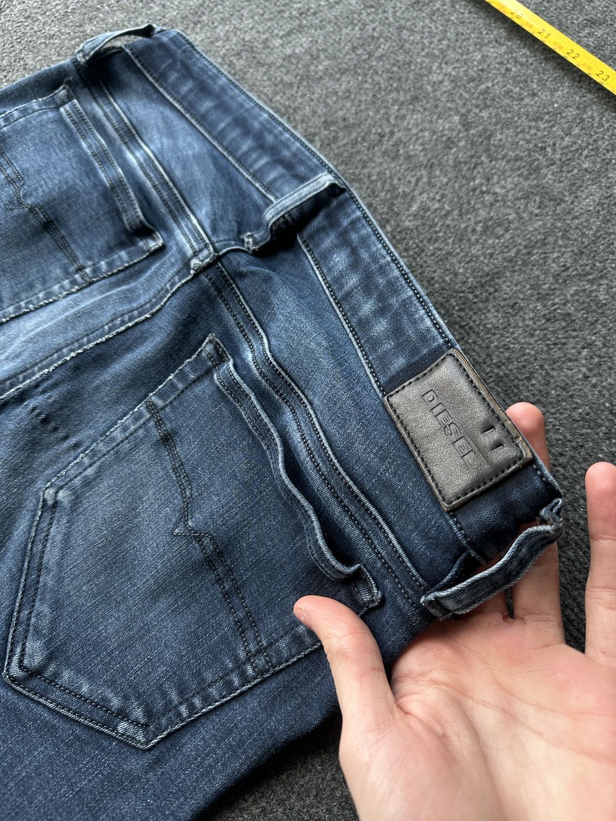 Diesel 🚨 DIESEL IFSIXWASNINE JEANS DENIM RARE Y2K FIT GOTHIC PUNK Size 29" - 13 Thumbnail