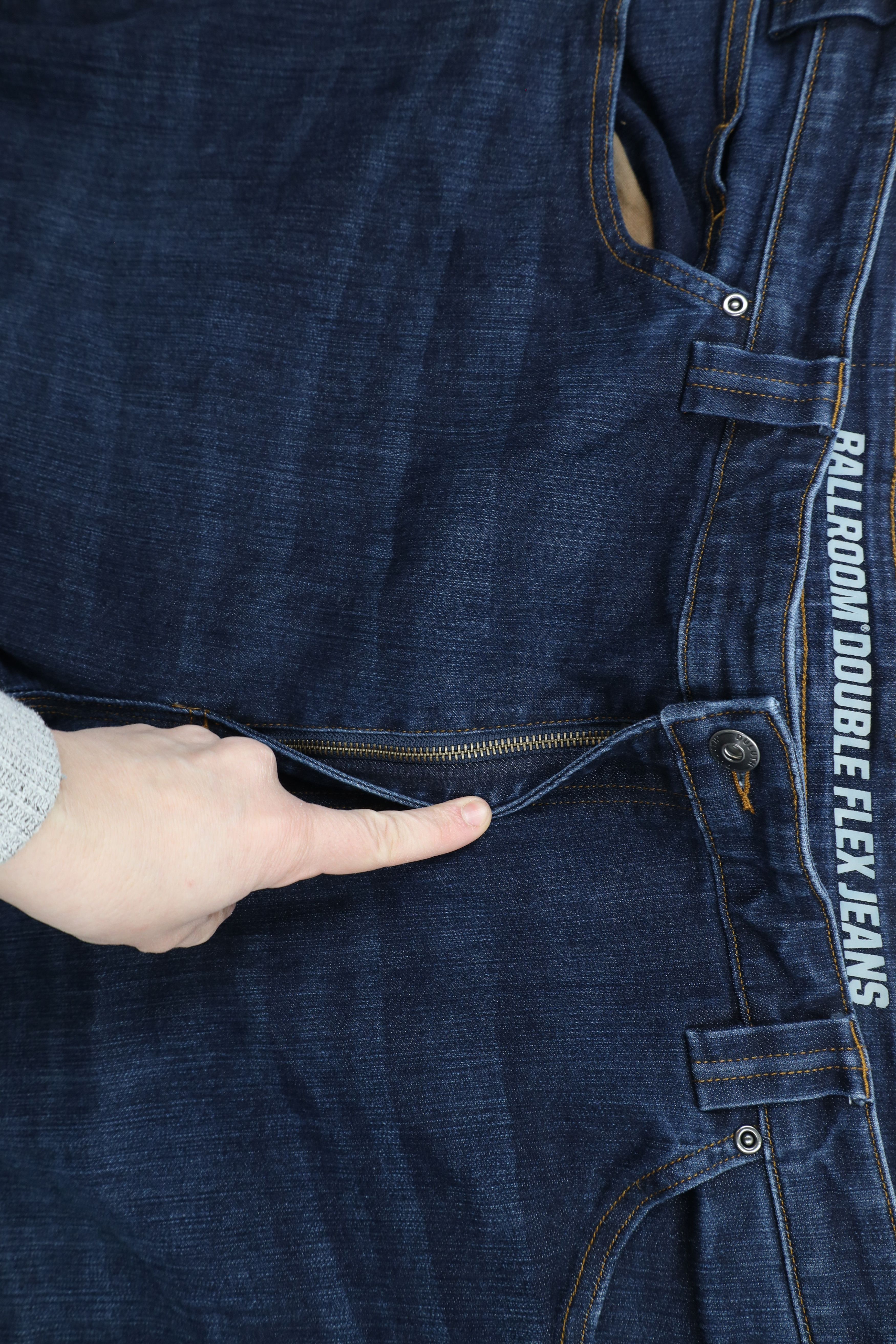 Duluth Trading Company × Vintage Duluth Trading Co Fit Ballroom Double Flex Denim Jeans Blue Size US 44 / EU 60 - 8 Thumbnail