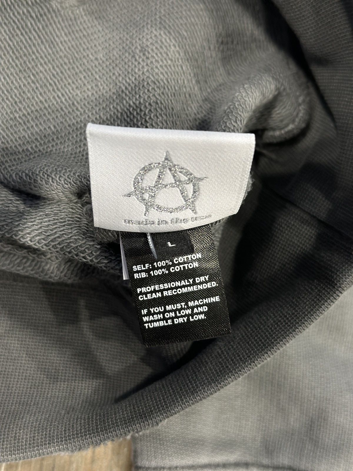 Revenge Revenge Kosuke Kawamura Glitch Arch Logo Hoodie Grey Size US L / EU 52-54 / 3 - 5 Thumbnail