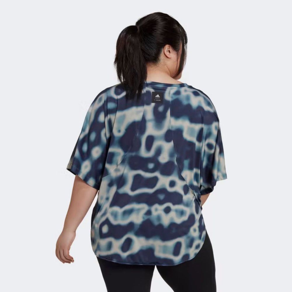 Adidas NWT New $85 Adidas & 11 HONORÉ Hazy Emerald T-Shirt Size 4X Size 4XL / US 24-26 - 2 Thumbnail