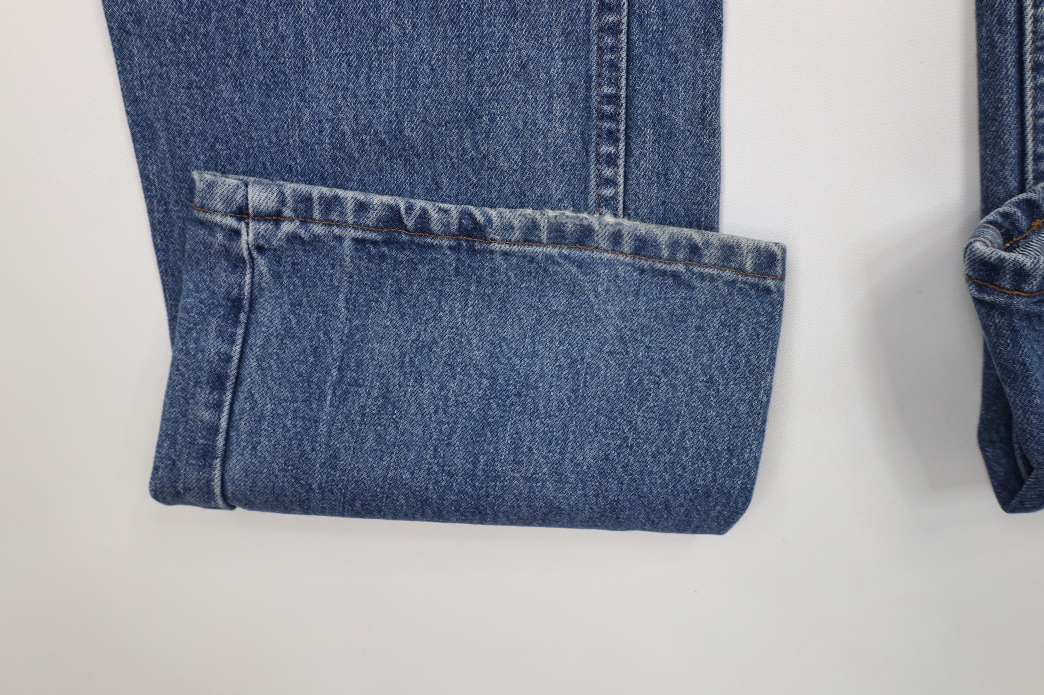 Harley Davidson × Vintage Vintage Harley Davidson Wide Leg Denim Jeans Blue Cotton Size 32" / US 10 / IT 46 - 5 Thumbnail