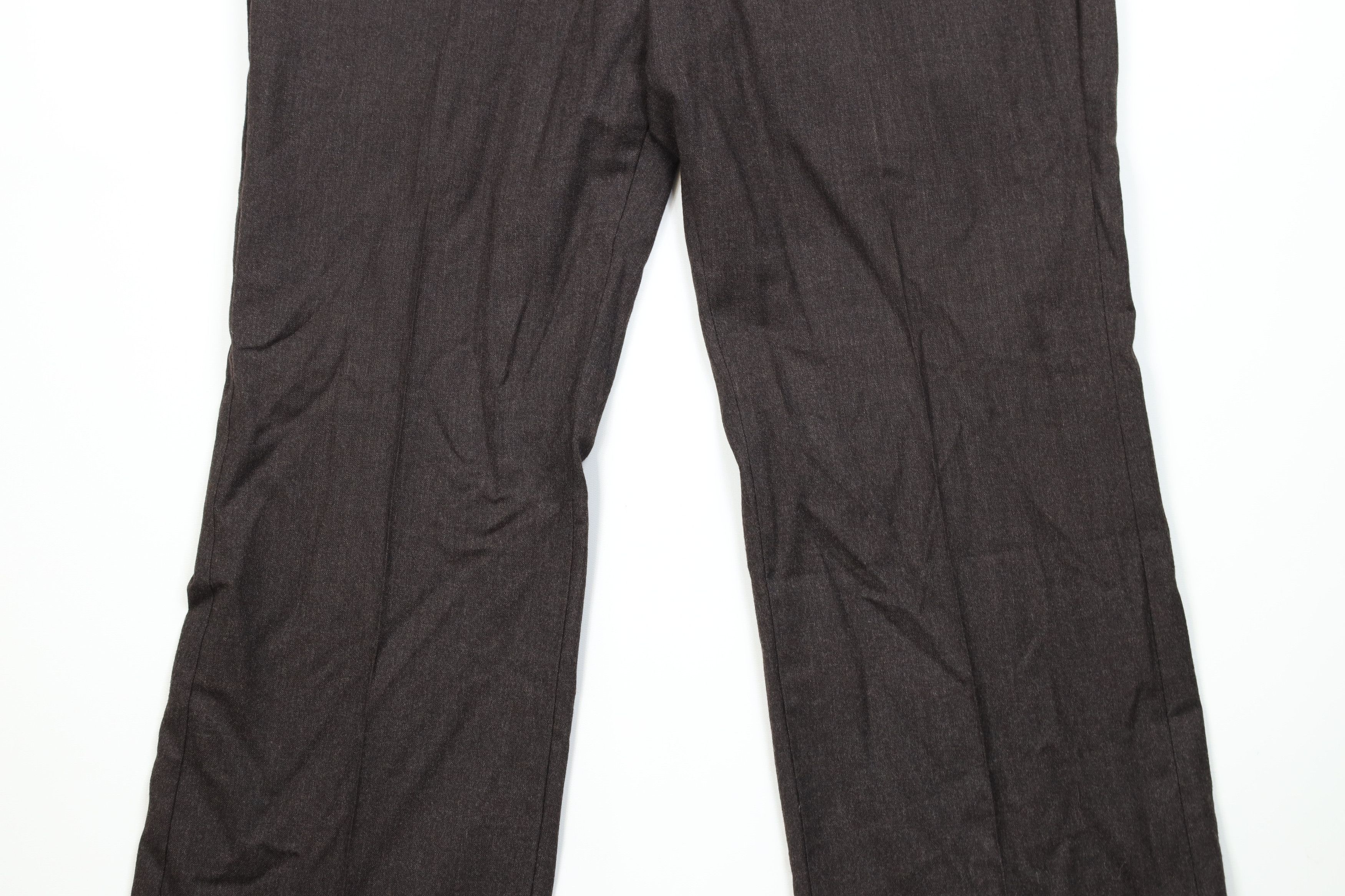 Vintage Vintage 70s Streetwear Wide Leg Chino Pants Dark Brown USA Size US 36 / EU 52 - 3 Thumbnail