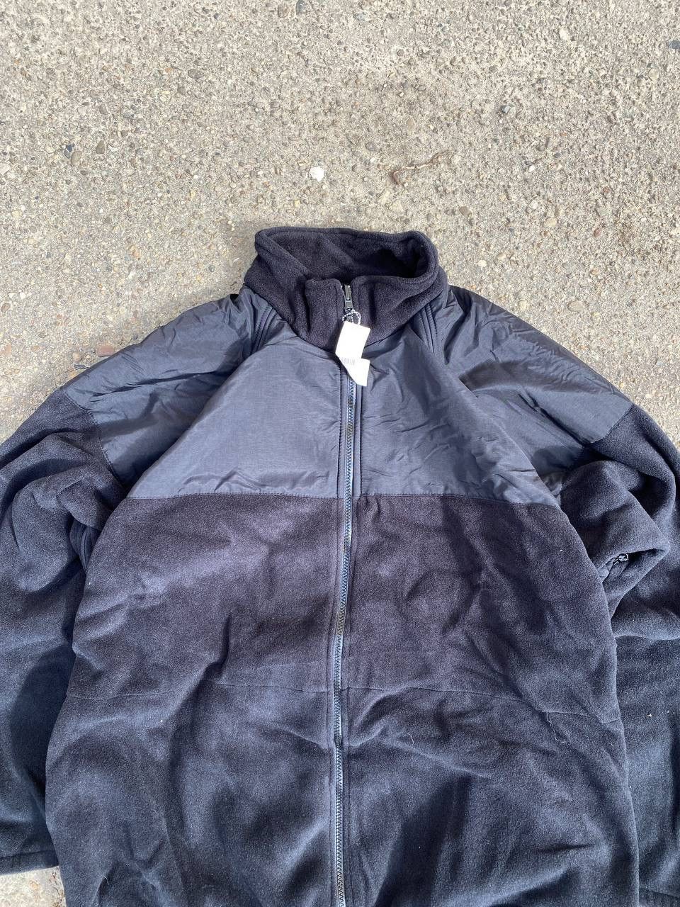 Japanese Brand × Vintage Vintage Nike Style Drill fleece jacket sweatshirt Size US XL / EU 56 / 4 - 4 Thumbnail