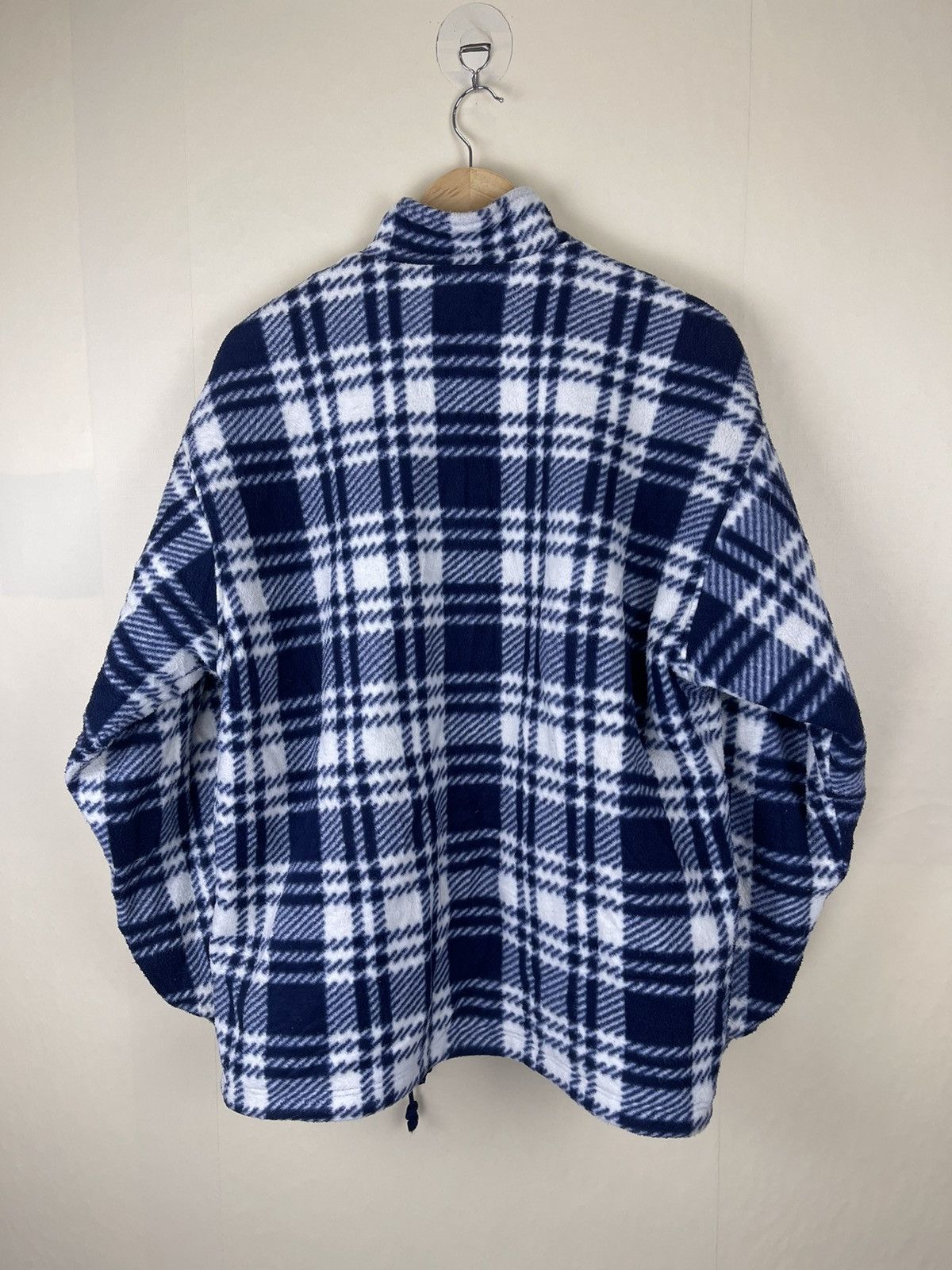 Fred Perry 🔥🔥 FRED PERRY Embroidery Logo Navy Plaid Fleece Jacket Size US M / EU 48-50 / 2 - 3 Thumbnail