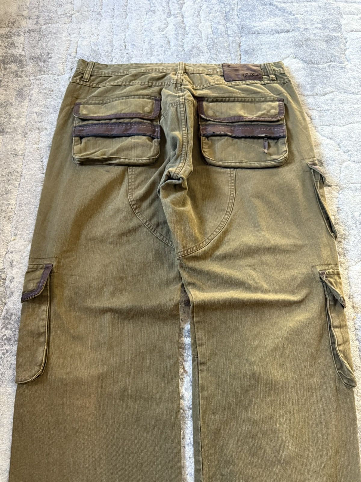 Pelle Pelle Pelle pelle Multi Pocket Parachute Baggy Cargo Pants Size US 38 / EU 54 - 14 Thumbnail