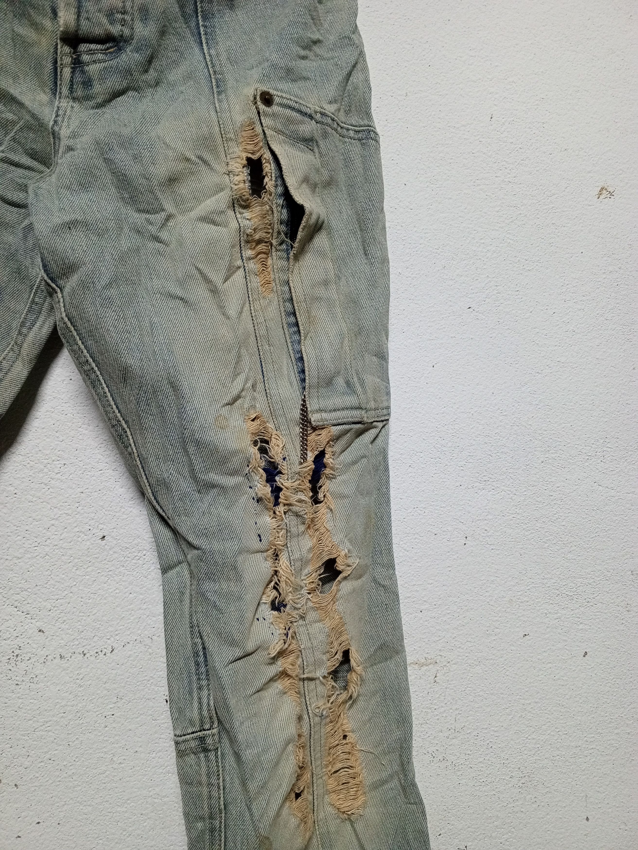If Six Was Nine × Japanese Brand × Le Grande Bleu (L.G.B.) Ossa mondo japanese denim multipocket distressed archived Size 32" / US 10 / IT 46 - 6 Thumbnail