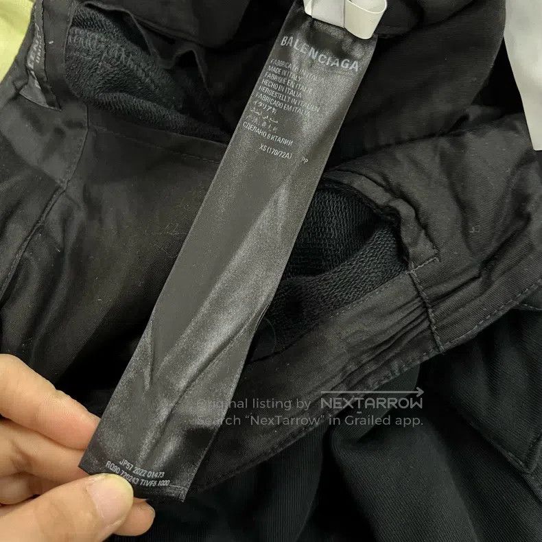 Balenciaga Balenciaga size XS Black Pocket Wide-Leg Pants Size US 27 - 4 Thumbnail