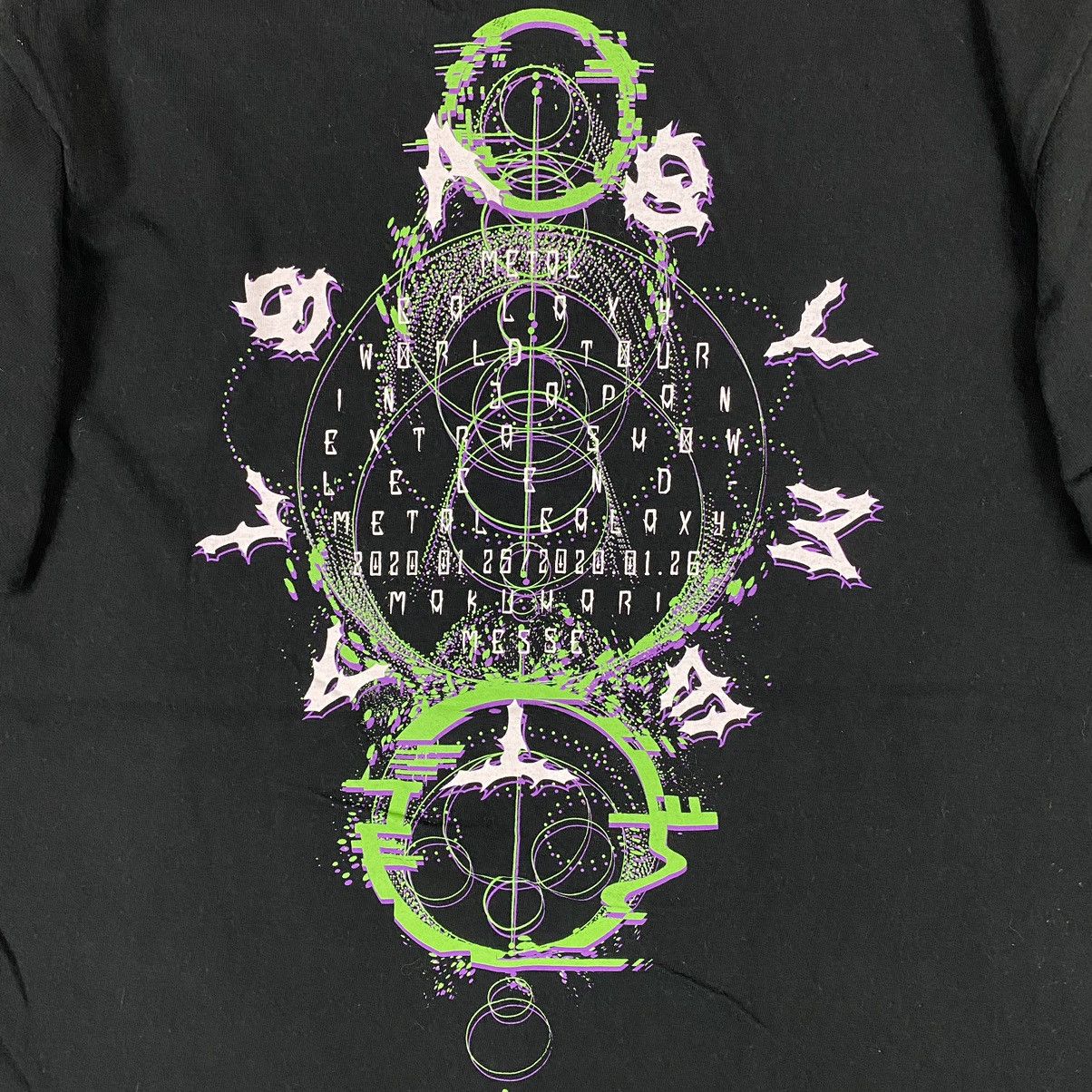 Band Tees Japanese Band BABYMETAL Metal Galaxy World Tour In Japan Tee Size US M / EU 48-50 / 2 - 7 Thumbnail
