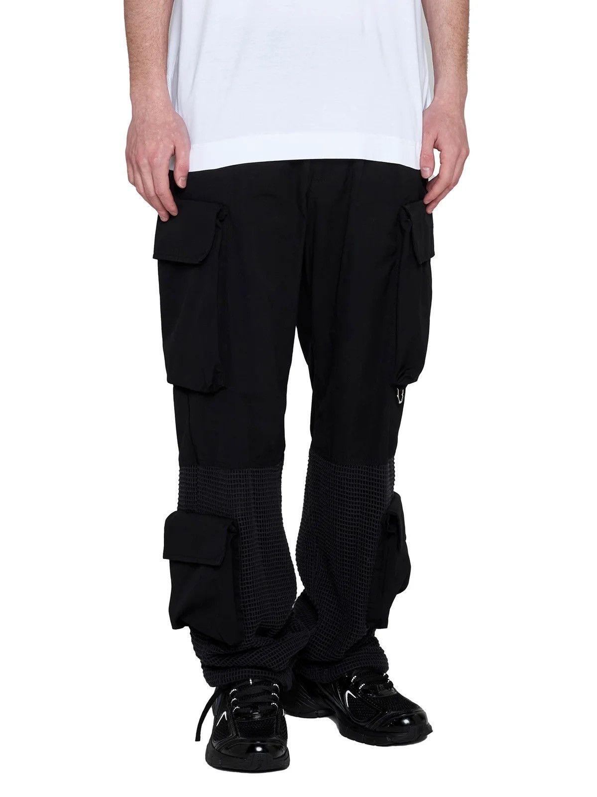 Givenchy Givenchy - Mesh Panel Multi-Pocket Cargo Pants Size US 30 / EU 46 - 22 Thumbnail
