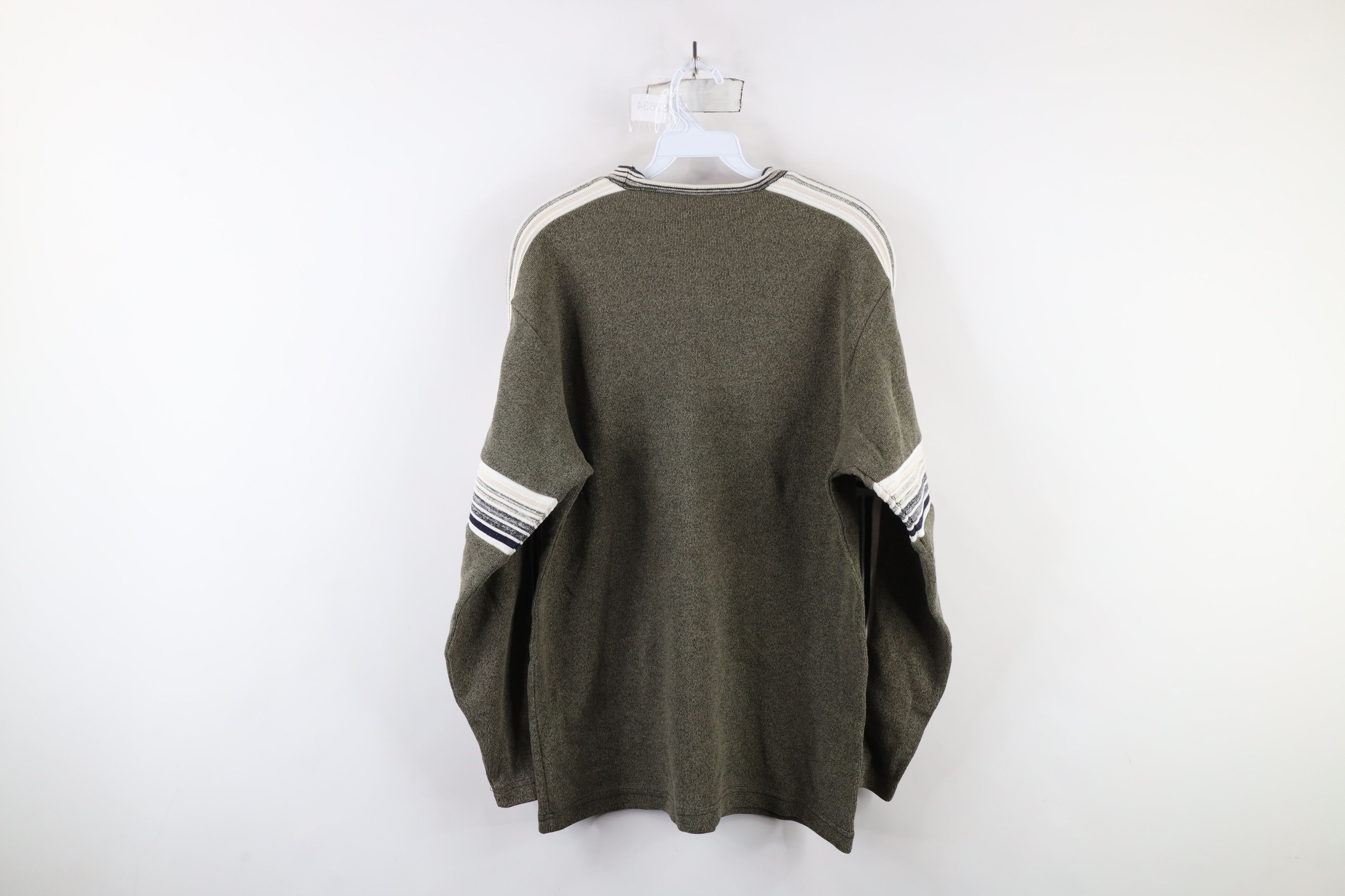 Vintage Vintage 90s Streetwear Heavyweight Knit Long Sleeve T-Shirt Size US M / EU 48-50 / 2 - 9 Thumbnail