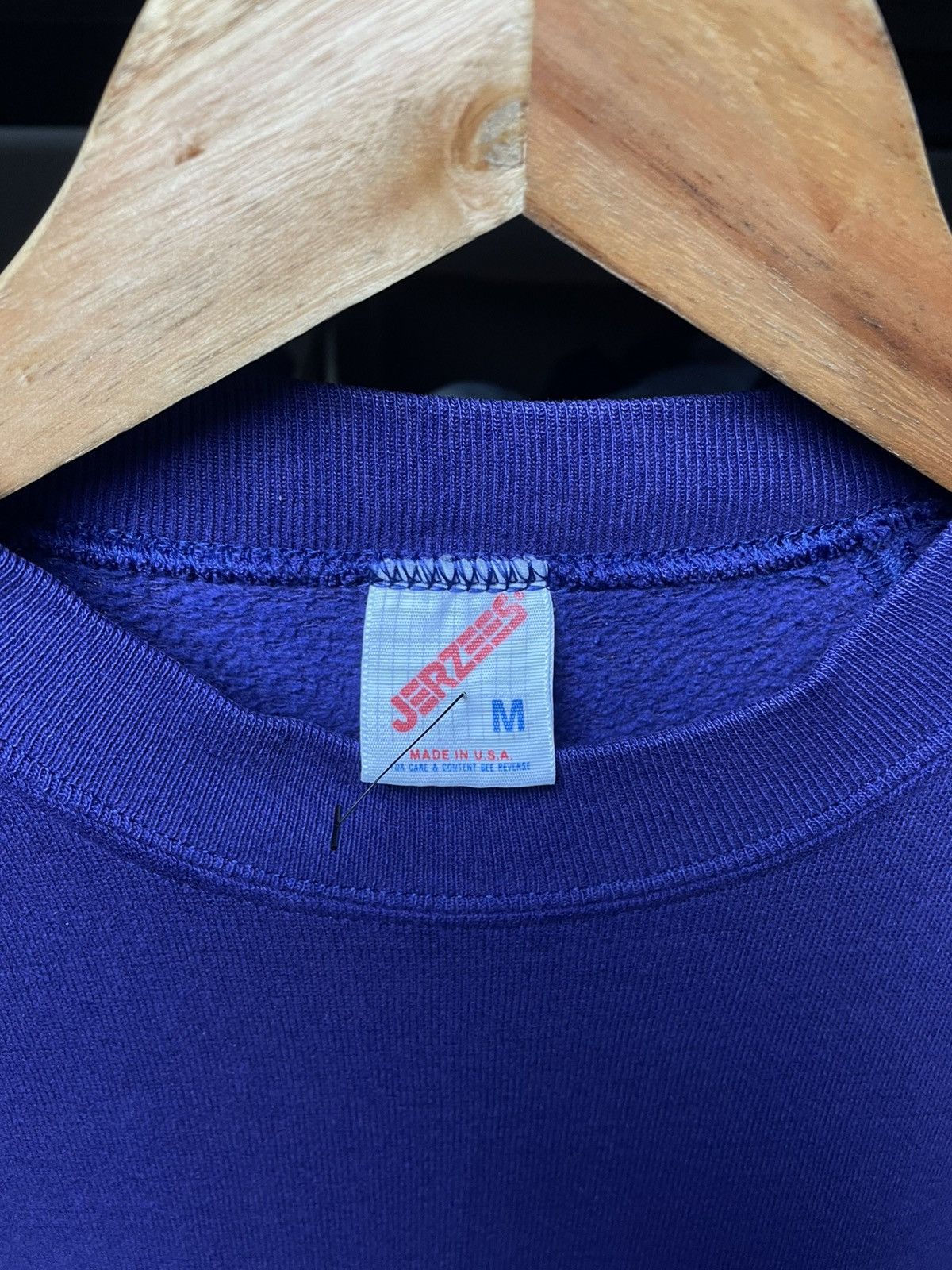 Jerzees Jerzees vintage blank purple crewneck sweatshirt Size US M / EU 48-50 / 2 - 2 Thumbnail
