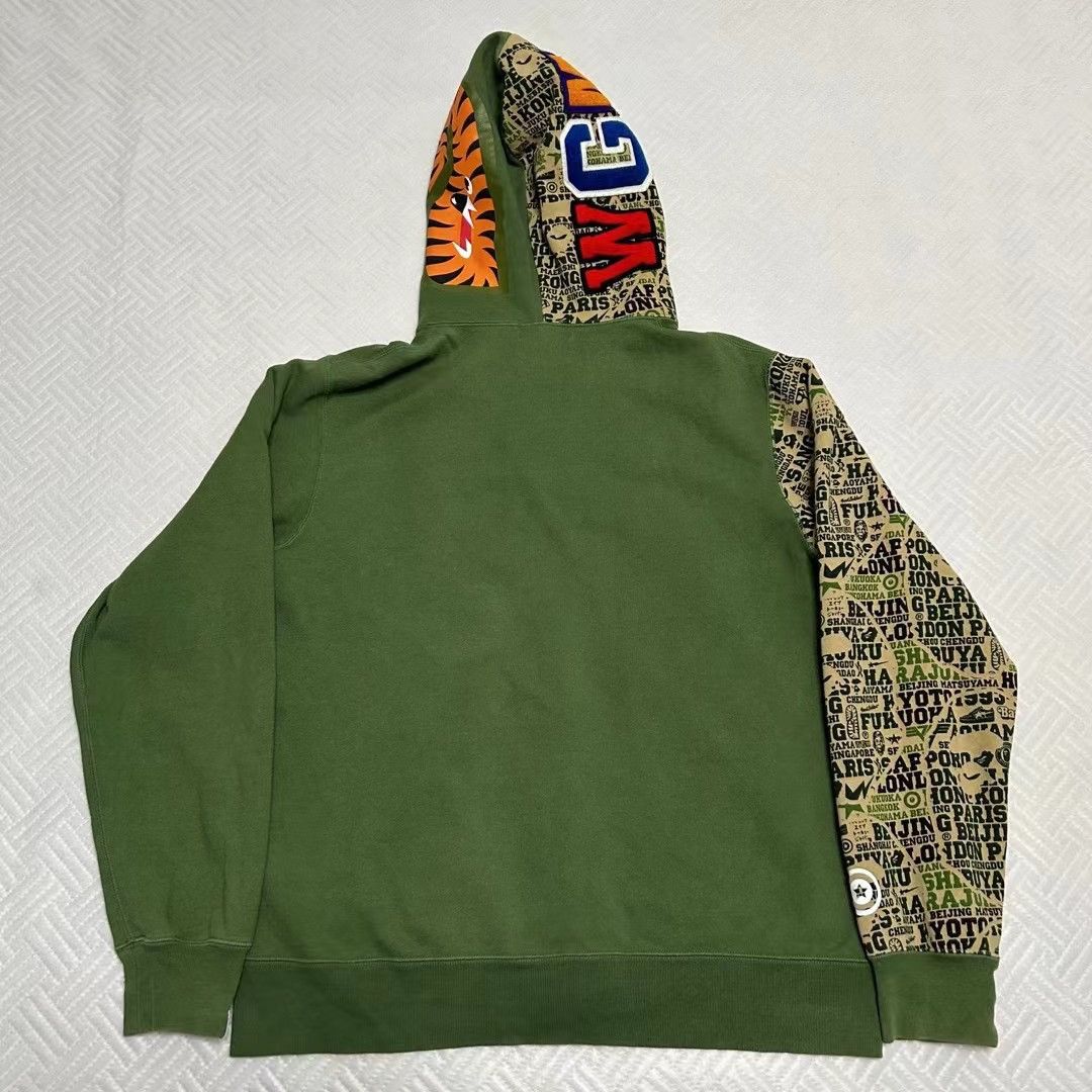 Bape BAPE XXV CITIES CAMO SHARK FULL ZIP HOODIE Size US XL / EU 56 / 4 - 8 Thumbnail