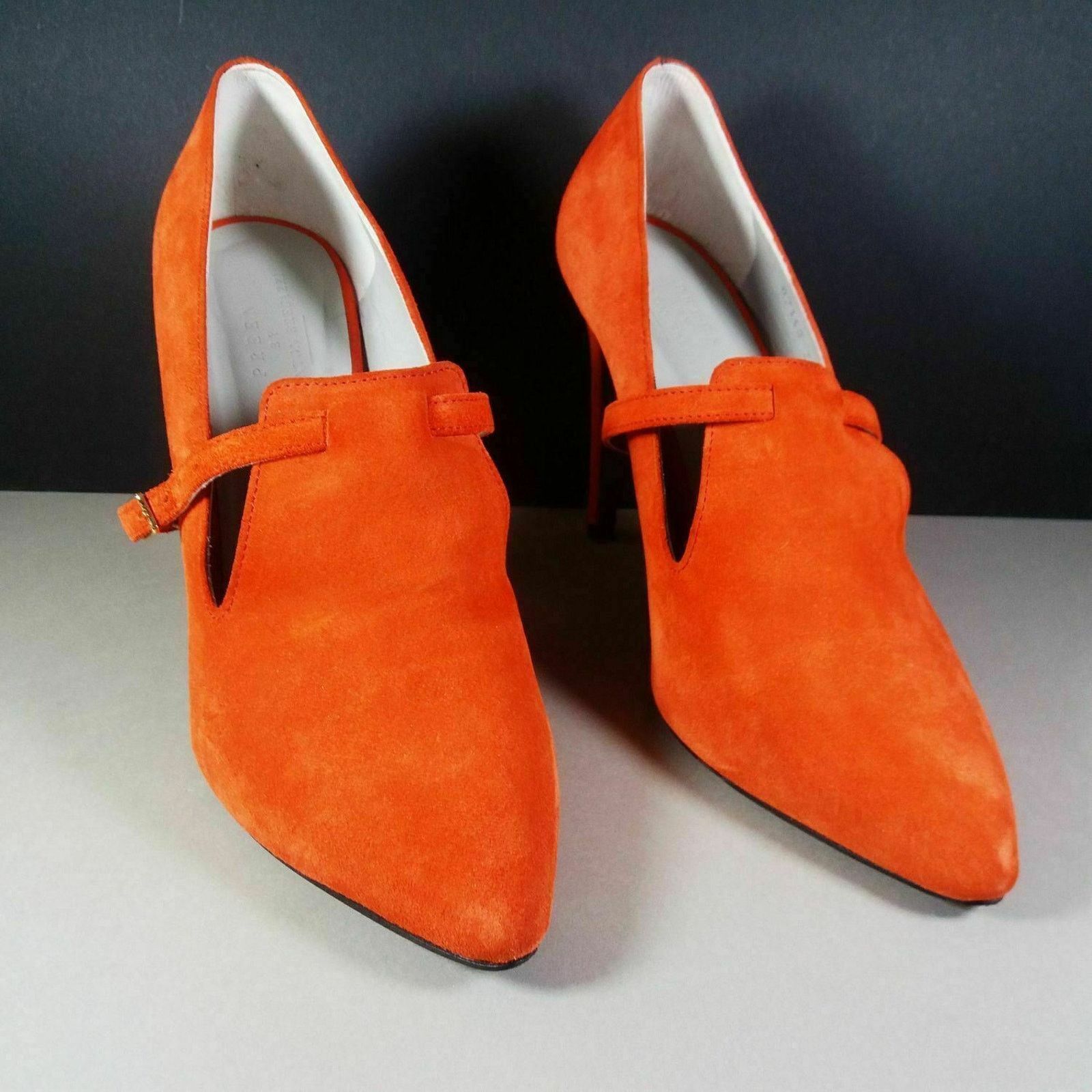 Preen by Thornton Bregrazzi PREEN Thornton Bregazzi Coral Suede Nolan Pumps Size 39 Box Size US 9 / IT 39 - 2 Thumbnail