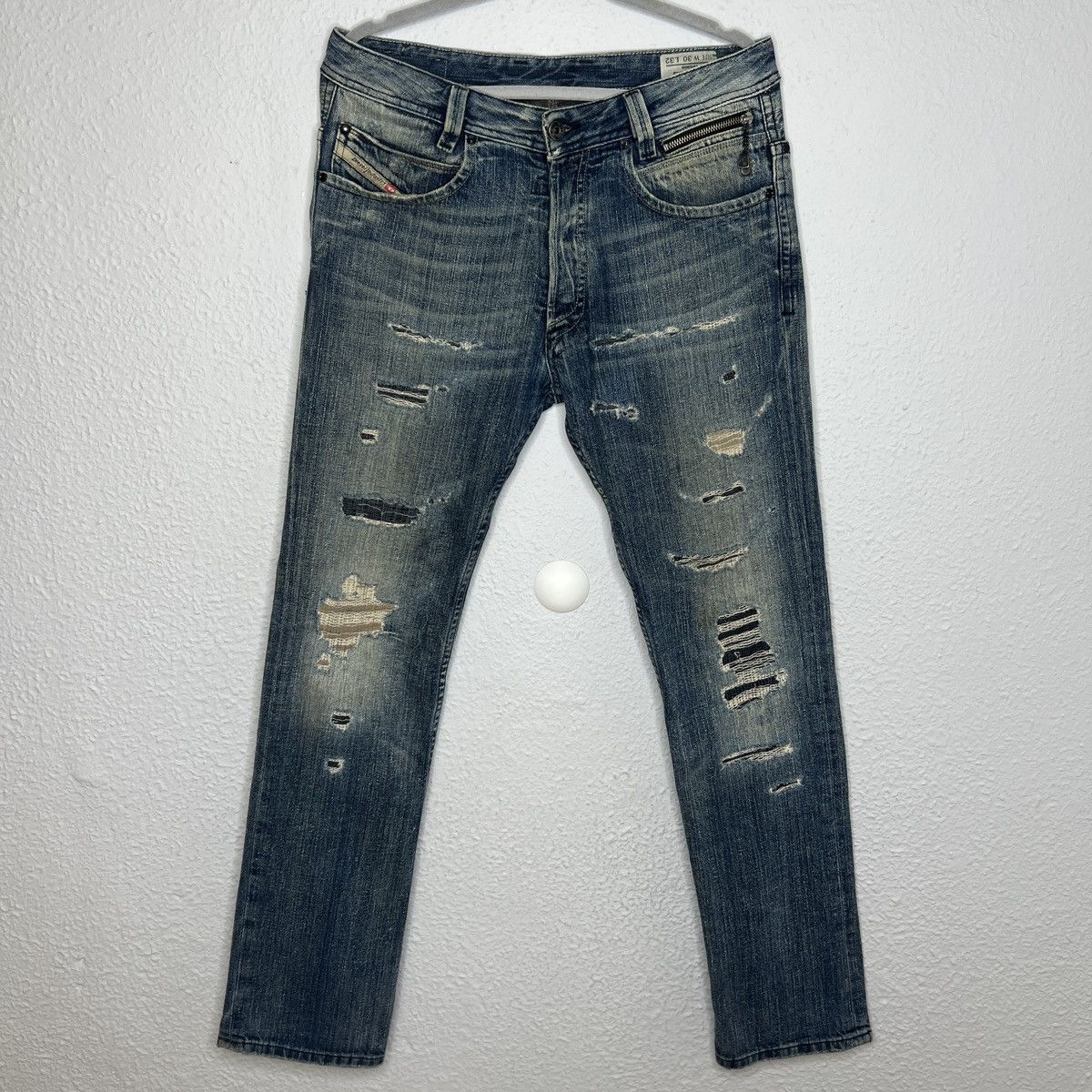 Diesel Vintage Diesel Jeans Denim Trousers Pants Y2K Distressed Size US 32 / EU 48 - 1 Thumbnail
