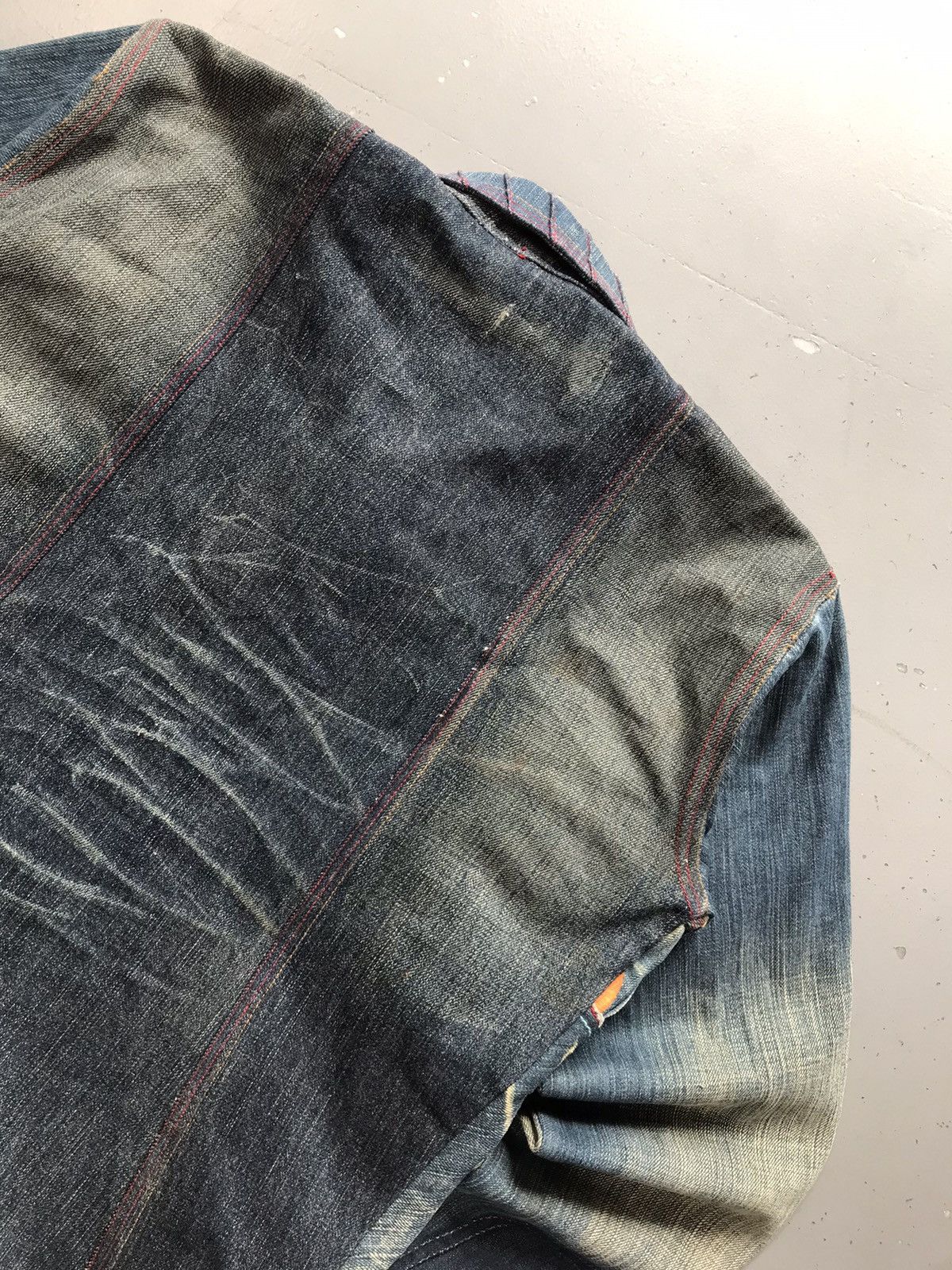 Designer × Vintage Vintage custom crazy patterns embroidered denim jacket Size US XXS / EU 40 - 10 Thumbnail