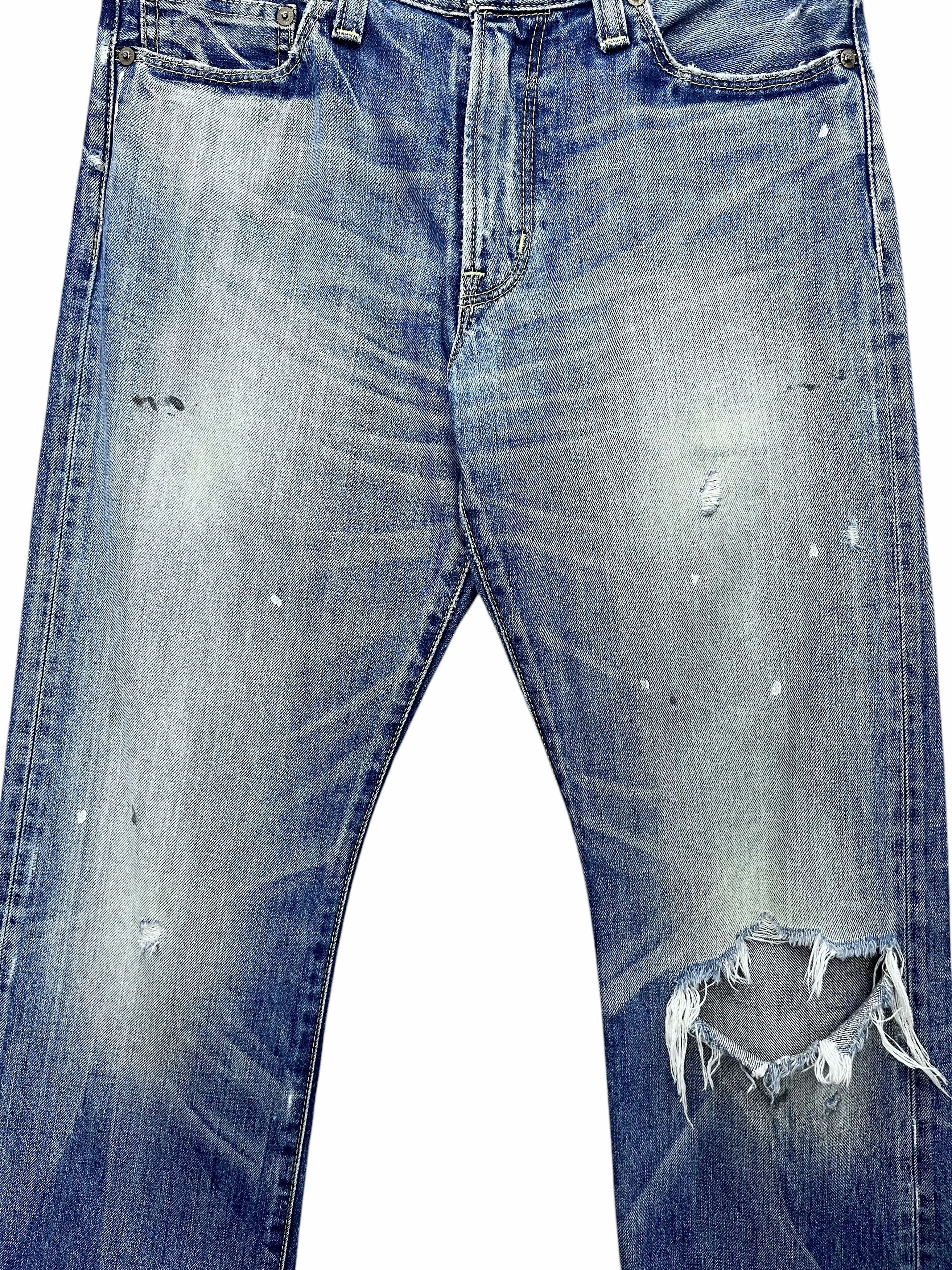 KOJIMA GENES Made in Nippon Super Real Used Light Mudmax Punk Blow Out Size US 30 / EU 46 - 2 Thumbnail