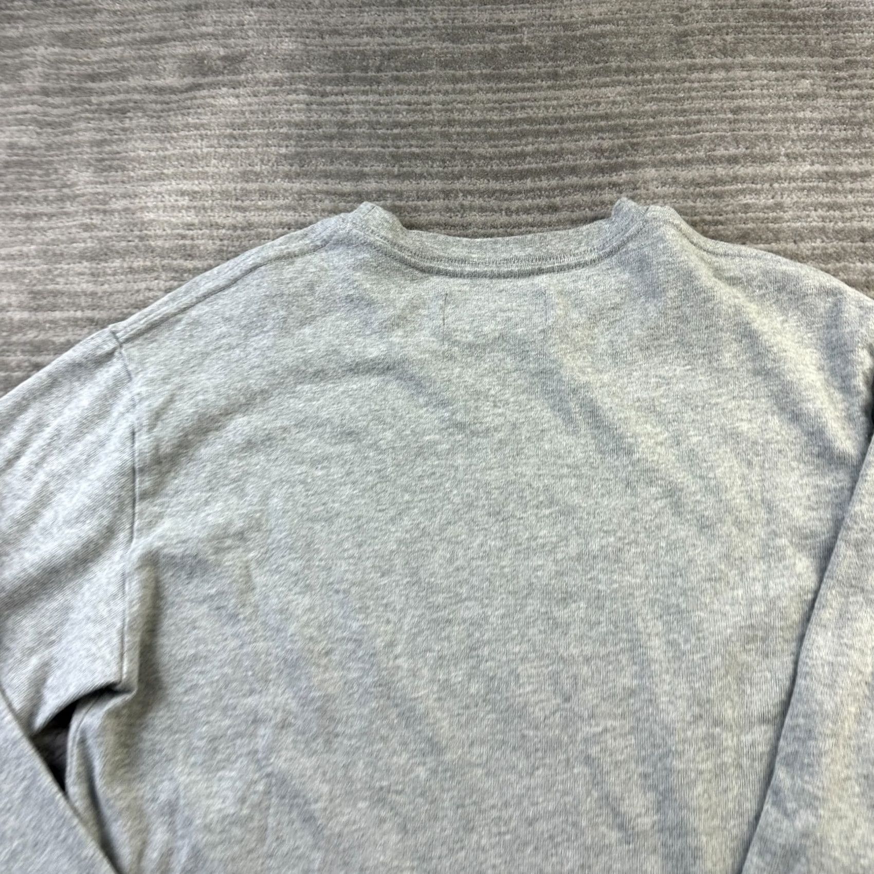 Kith KITH Shirt Mens Small Gray Classic Box Logo Long Sleeve Crew Neck Cotton T-Shirt Logo Vintage? No (2020s) - Men Size US S / EU 44-46 / 1 - 4 Thumbnail