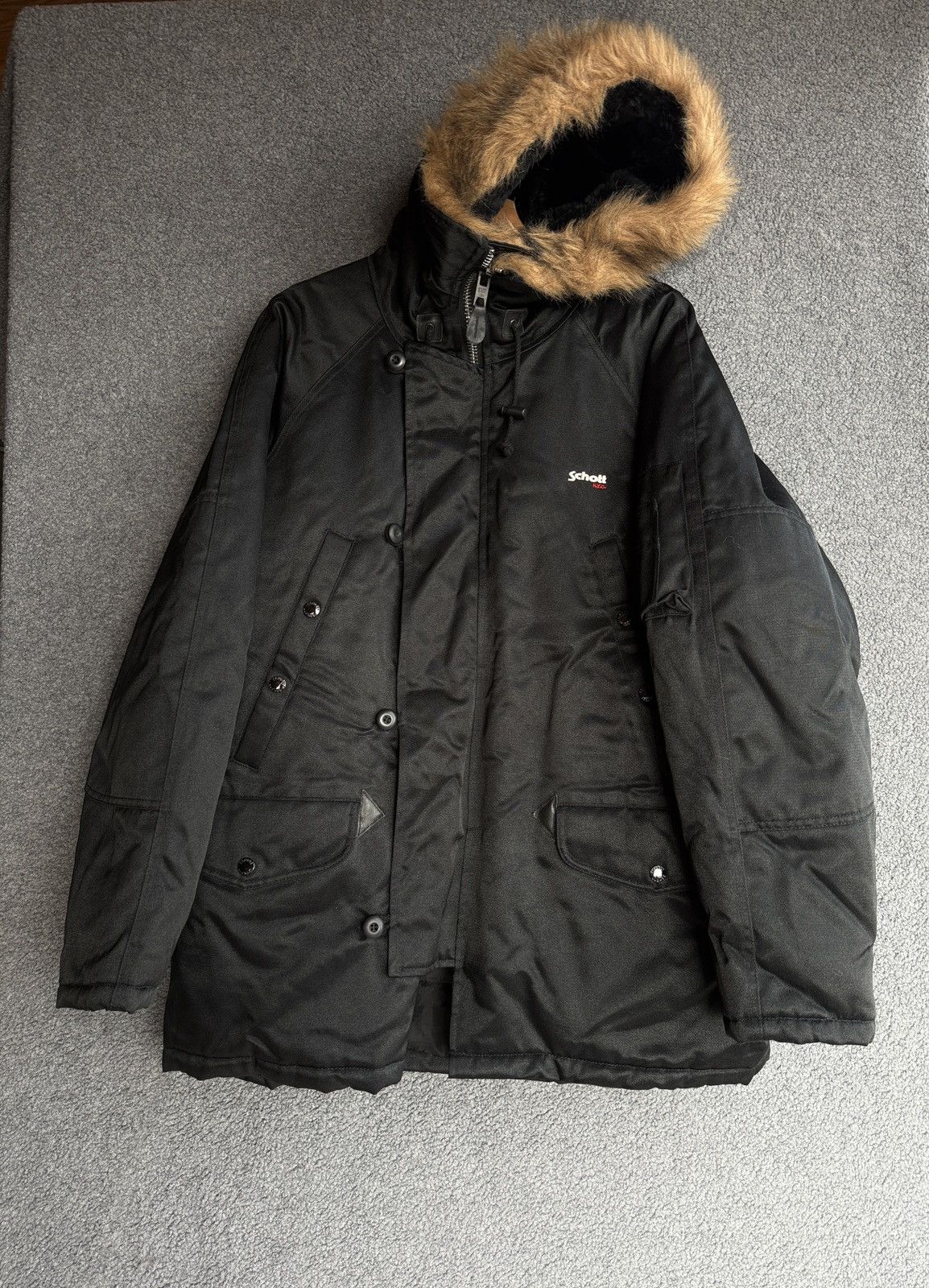 Schott N3b Jacket Vintage Schott USA N3-B Parka Jacket