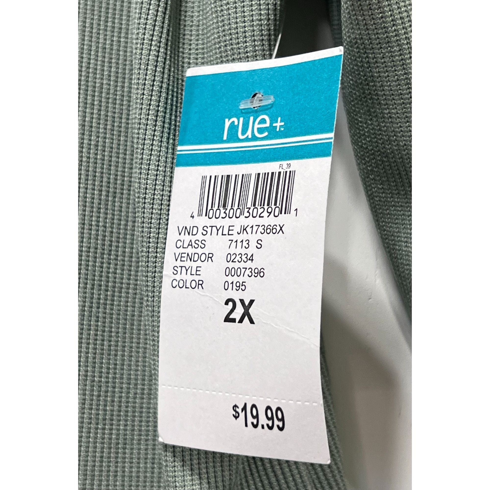 rue21 Rue + - Women's Long Sleeve Top - Olive Green - 2X Size XXL / US 16-18 / IT 52-54 - 9 Thumbnail