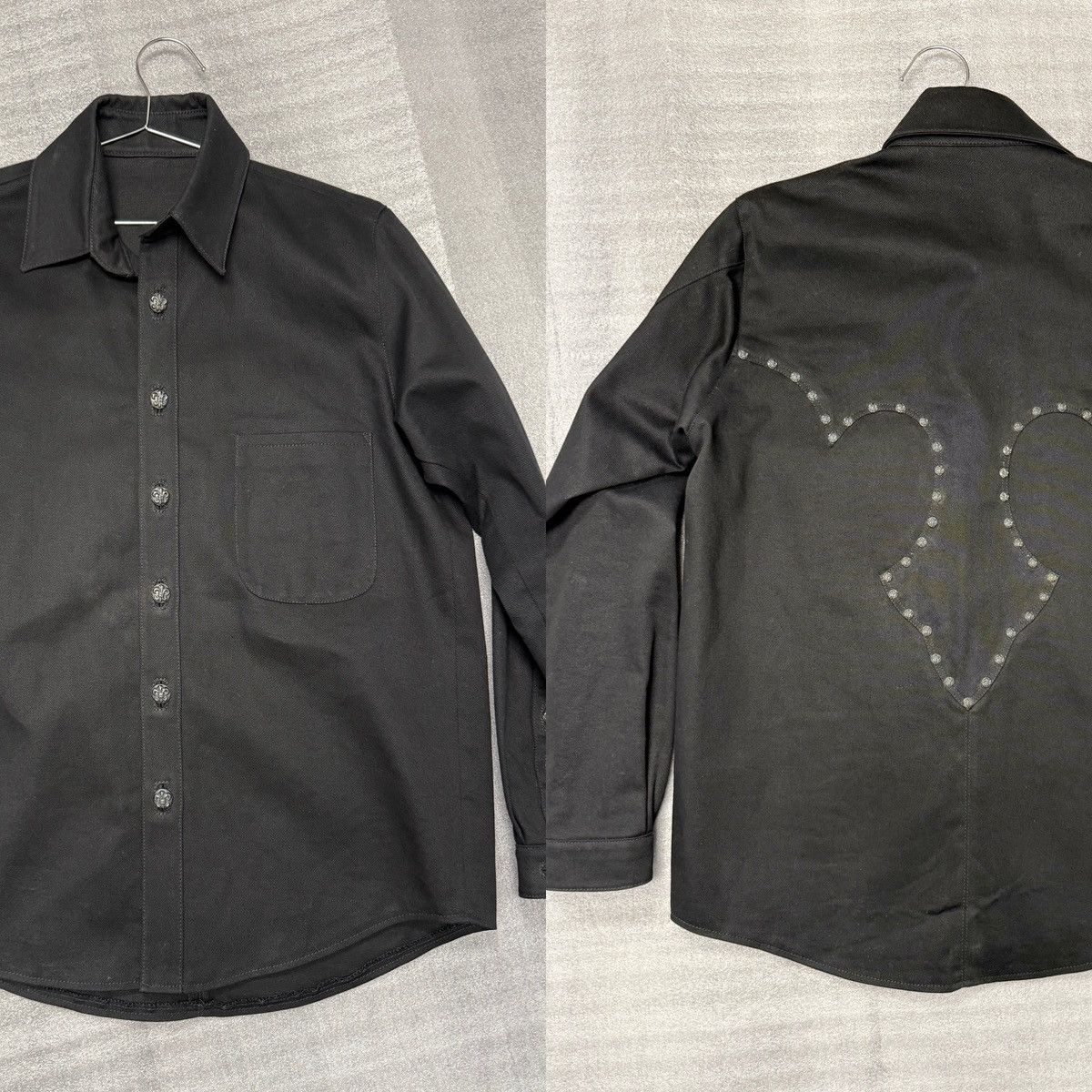 Chrome Hearts RARE VINTAGE Western Style Denim Jacket LOTS OF SILVER Size US L / EU 52-54 / 3 - 1 Thumbnail