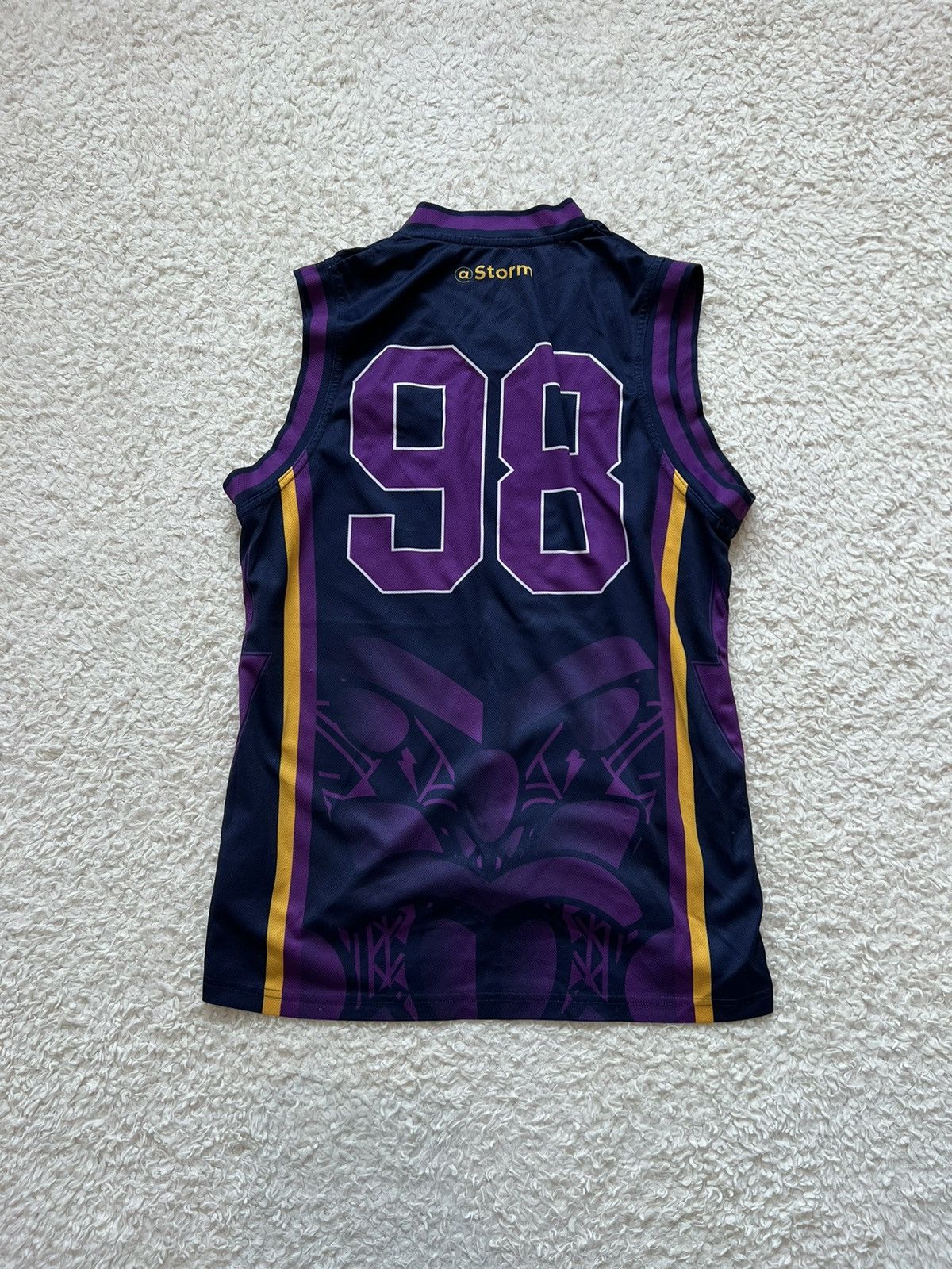 Vintage T-shirt BLK Melbourne Storm NRL Rugby League Size US M / EU 48-50 / 2 - 5 Thumbnail