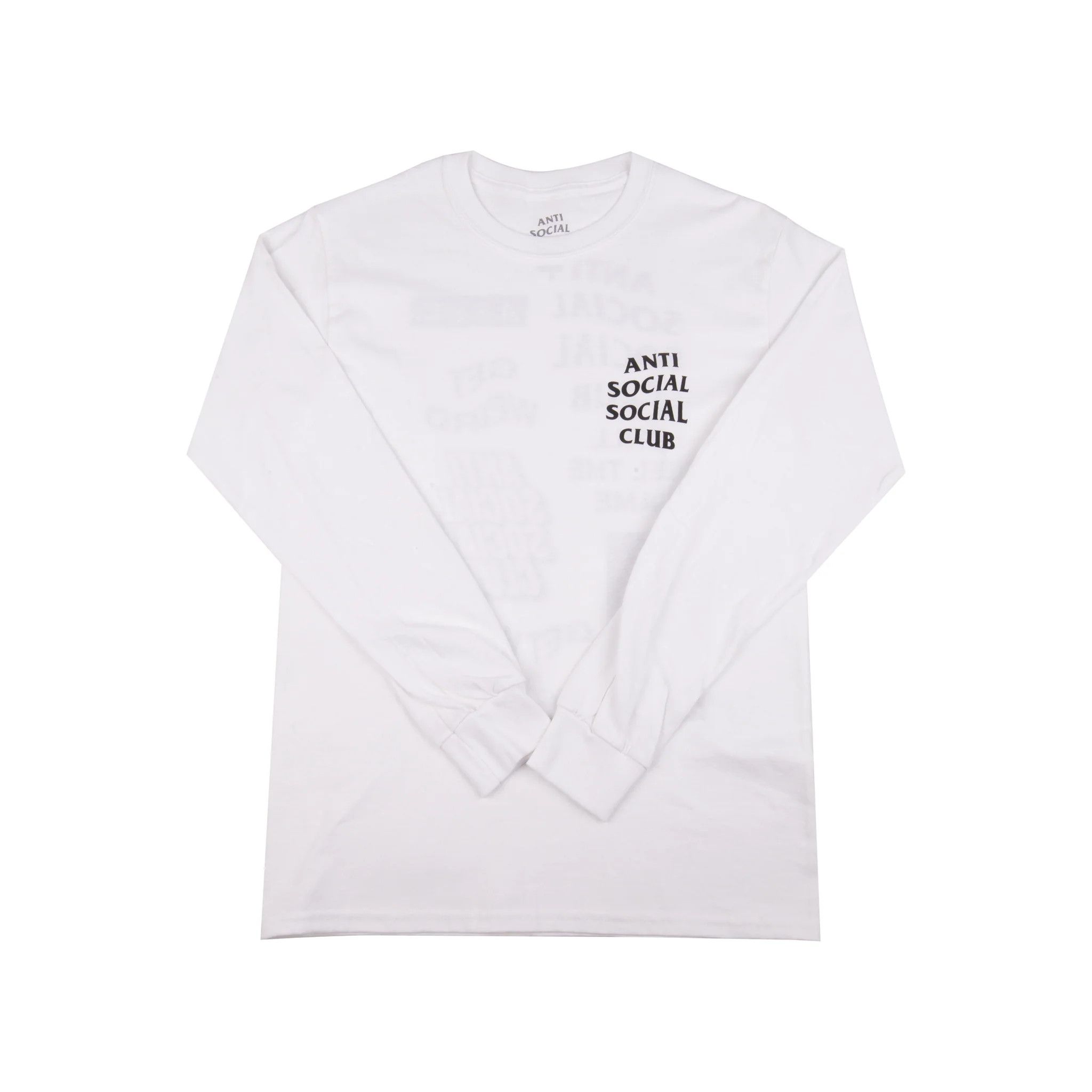 Anti Social Social Club Antisocial White tee Size US S / EU 44-46 / 1 - 1 Thumbnail