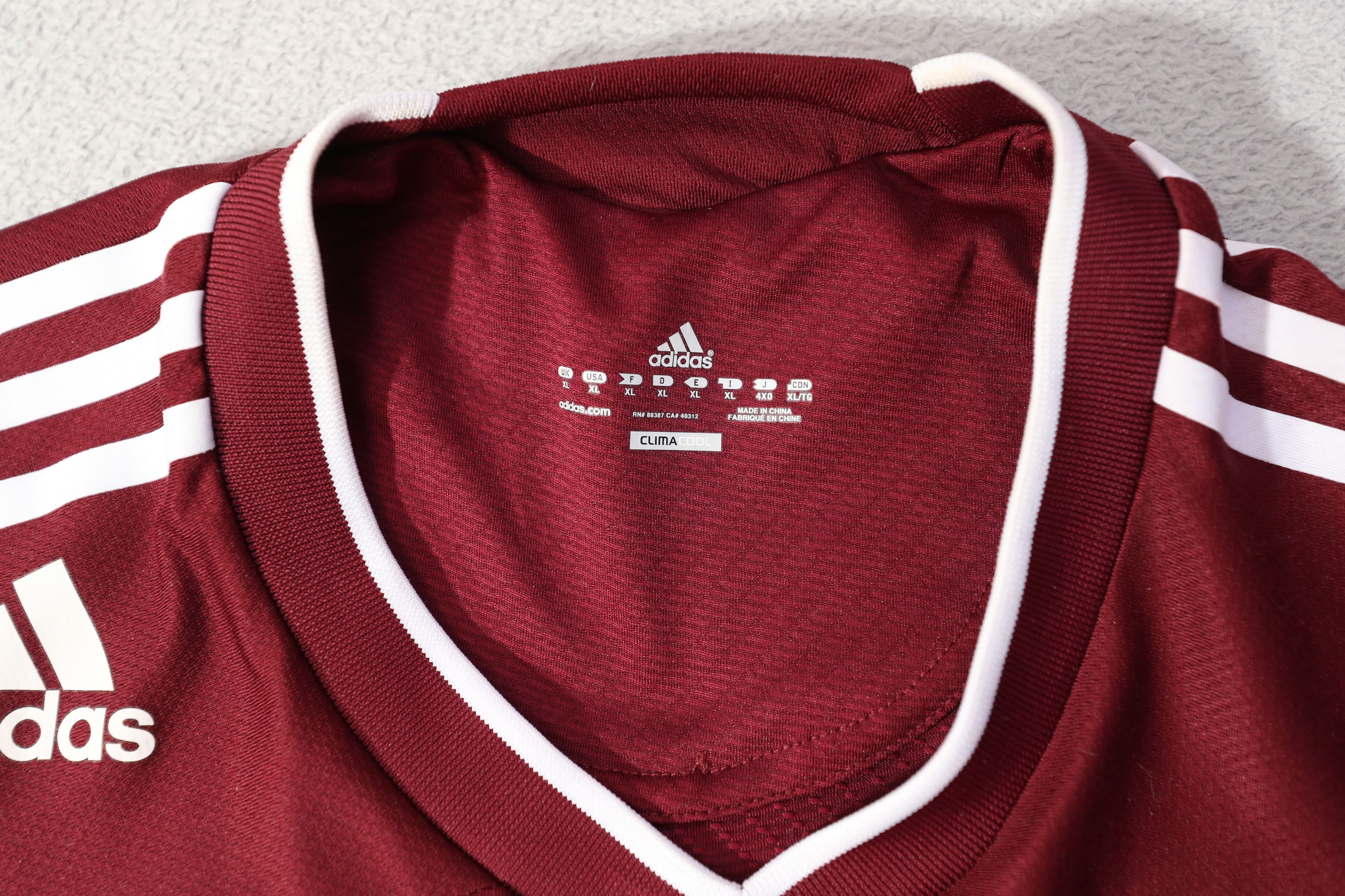 Adidas Colorado Rapids MLS Cup Champion Maroon Jersey (XL) Size US XL / EU 56 / 4 - 11 Thumbnail