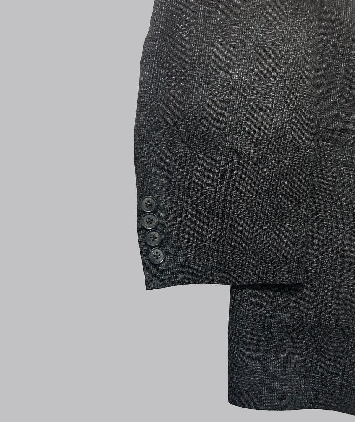 Dior Vintage Dior Checkered Striped Blazer Size 44L - 4 Thumbnail