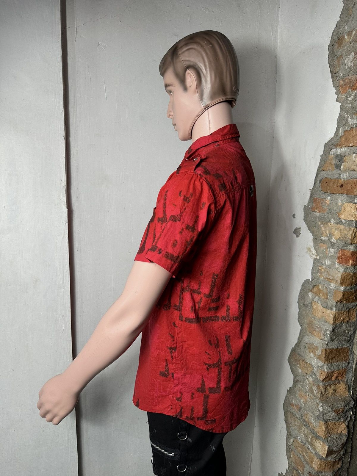 Other Slash Number Zipper Shirt Punk Bondage Gravity Style Size US M / EU 48-50 / 2 - 2 Thumbnail