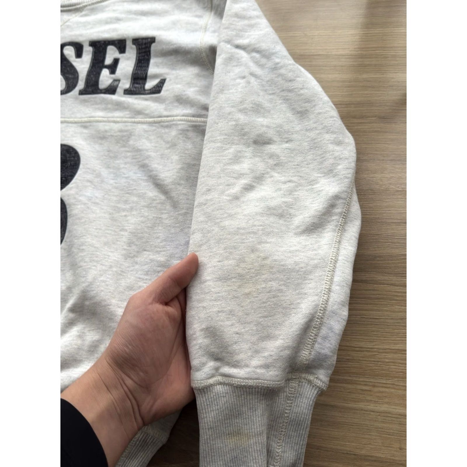 Diesel VINTAGE Diesel Big Logo Y2K Style Gray Sweatshirt Men XL Shirt Size US XL / EU 56 / 4 - 6 Thumbnail