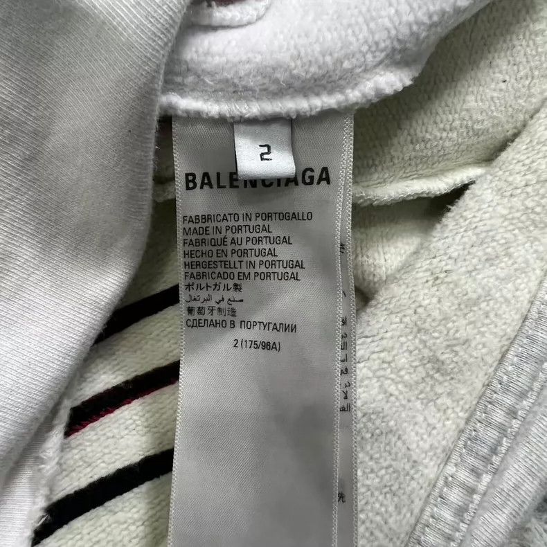 Balenciaga Balenciaga Men's Upside Down Hooded Sweater Size US M / EU 48-50 / 2 - 4 Thumbnail