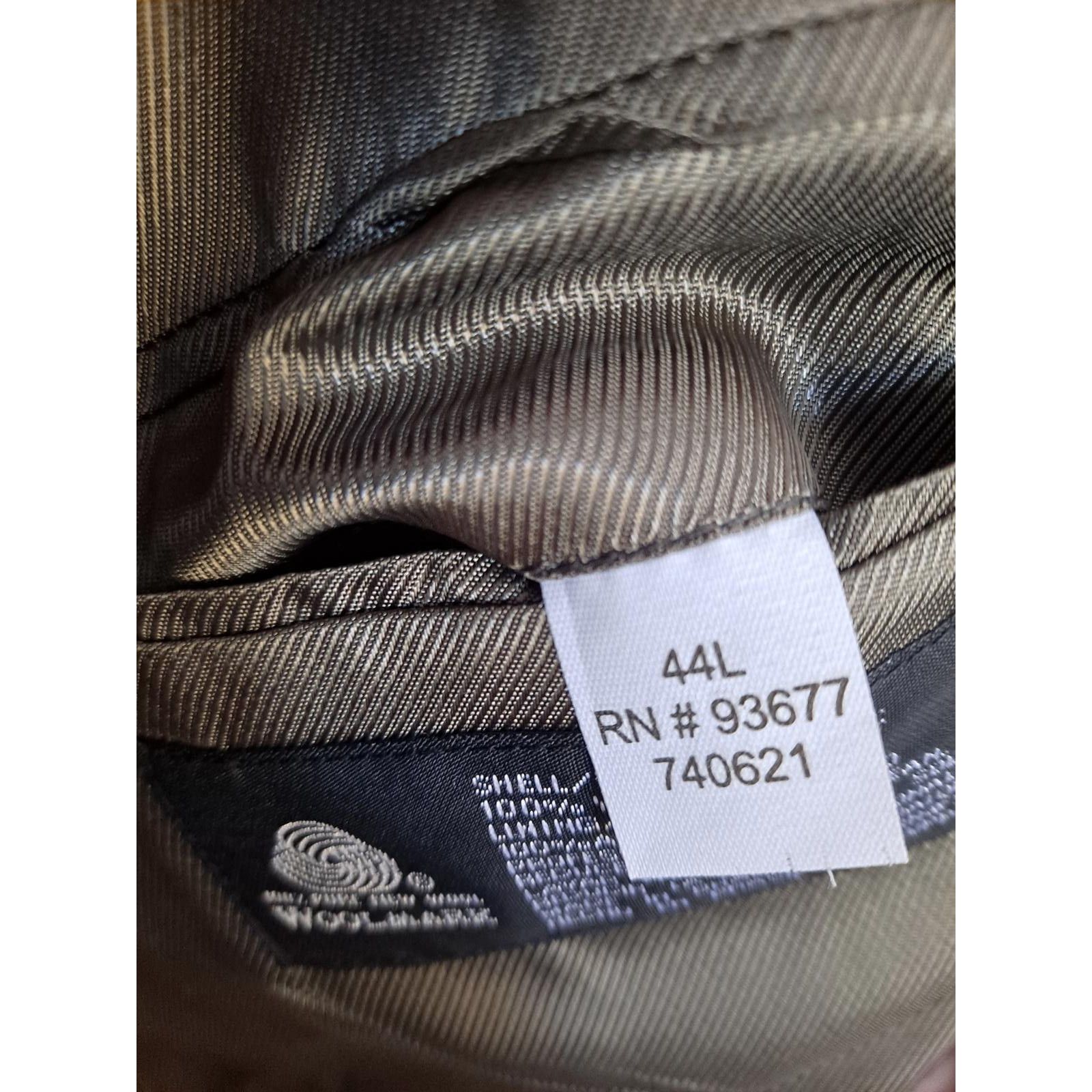 Stafford Stafford 100% Wool Tan and Blue 3 Button Blazer Size 44L Size 44L - 6 Thumbnail