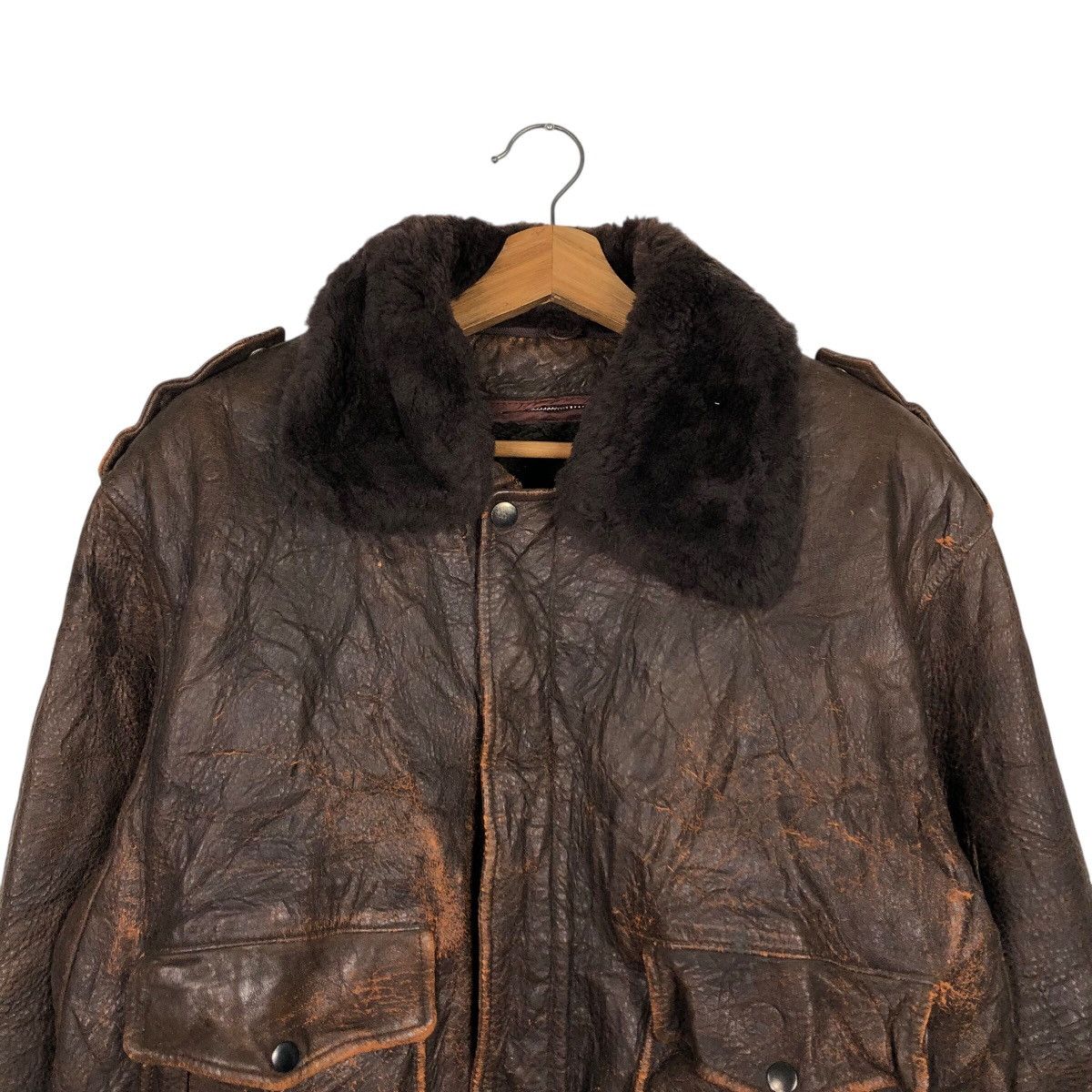 Japanese Brand 📌Vintage Riot Leather Jacket Blanket Atsukawa Issey Miyake Size US M / EU 48-50 / 2 - 4 Thumbnail