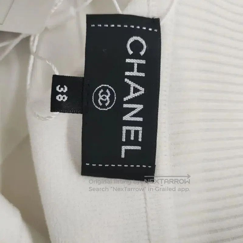 Chanel Chanel White Cotton Women's Cardigan . Size M / US 6-8 / IT 42-44 - 3 Thumbnail
